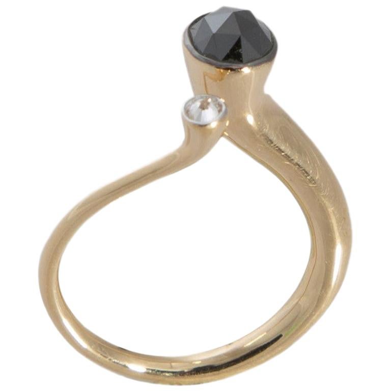 Make Your love feel Exceptional with One of a Kind Black and White Diamond Ring For Sale
