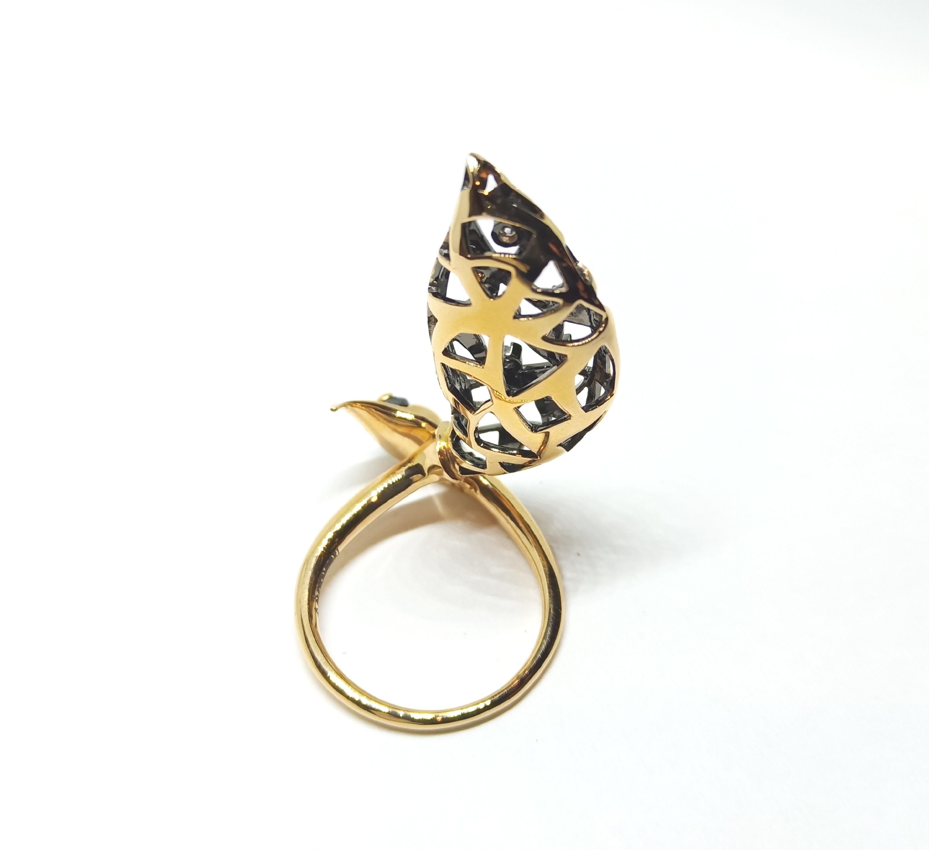 “Why follow the herd when every one of us are born as One-of-a-Kind?
You’ll live your exceptional self, with this Work of Art. And a mere thought of this Ring will bring smiles on your face and remind you of your creative self.”

 A Work of Art with