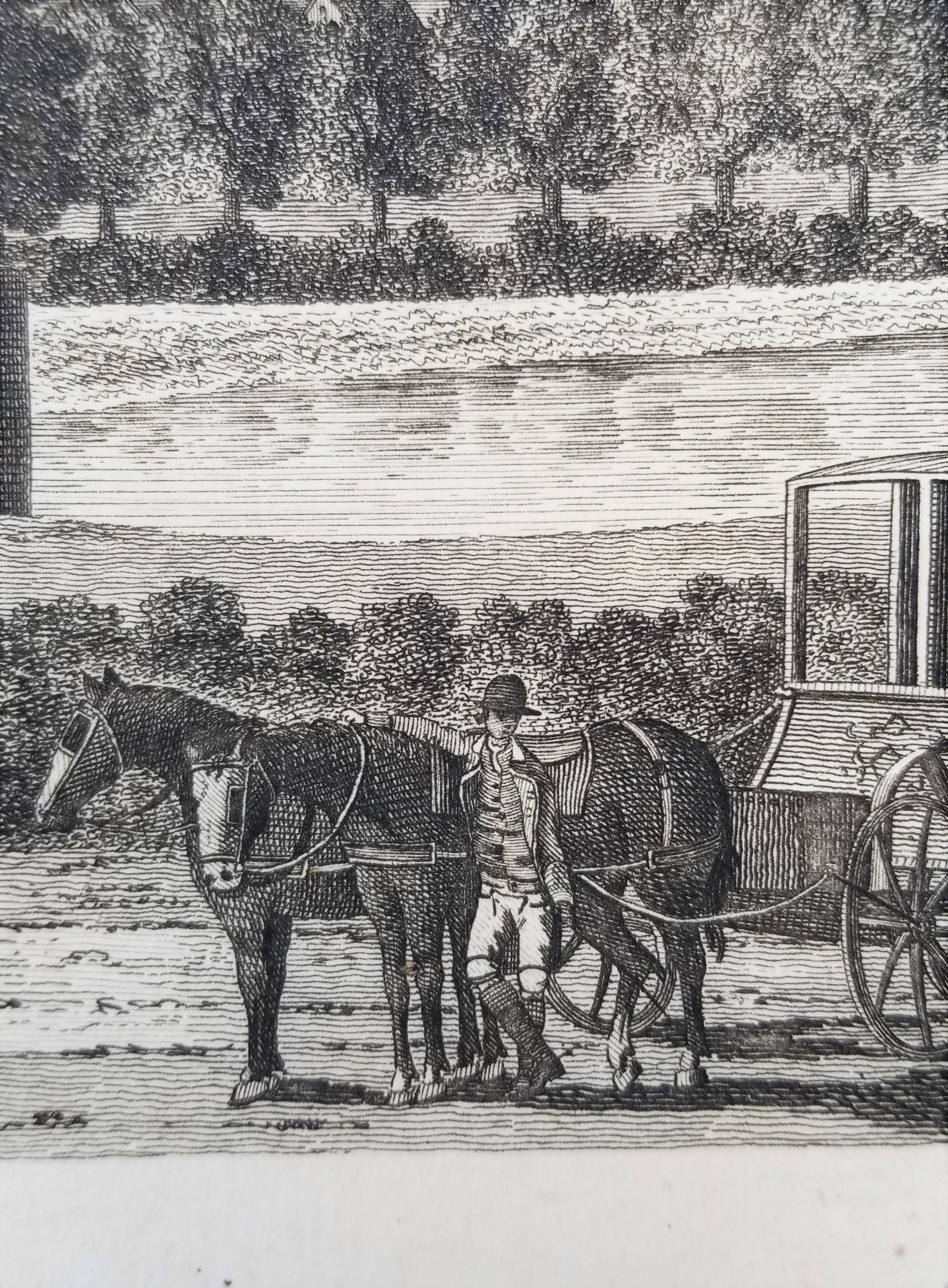 Set di quattro incisioni dalla 