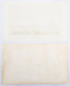 Set of Two Engravings from Nash's "History of Worcestershire" /// Landscapes Art