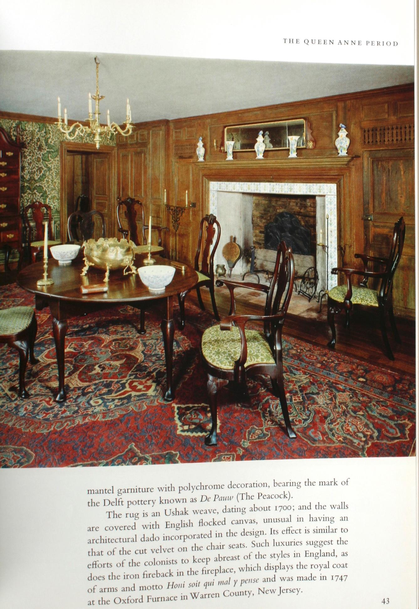 Mid-20th Century Treasure House of Early American Rooms by John A. Sweeney, First Edition