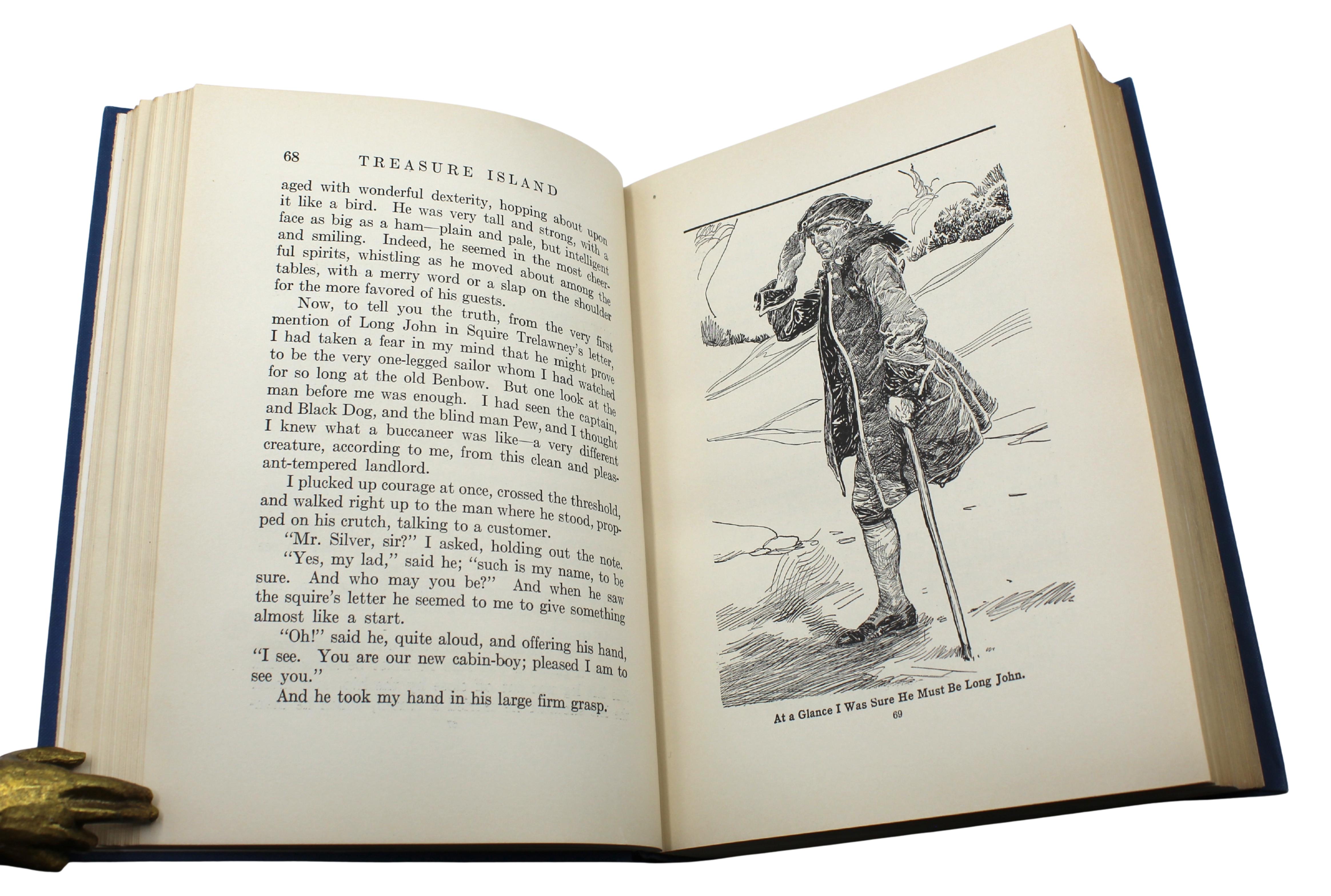 Treasure Island [and] Kidnapped, by Robert Louis Stevenson, Illustrated, 1924-25 im Angebot 4