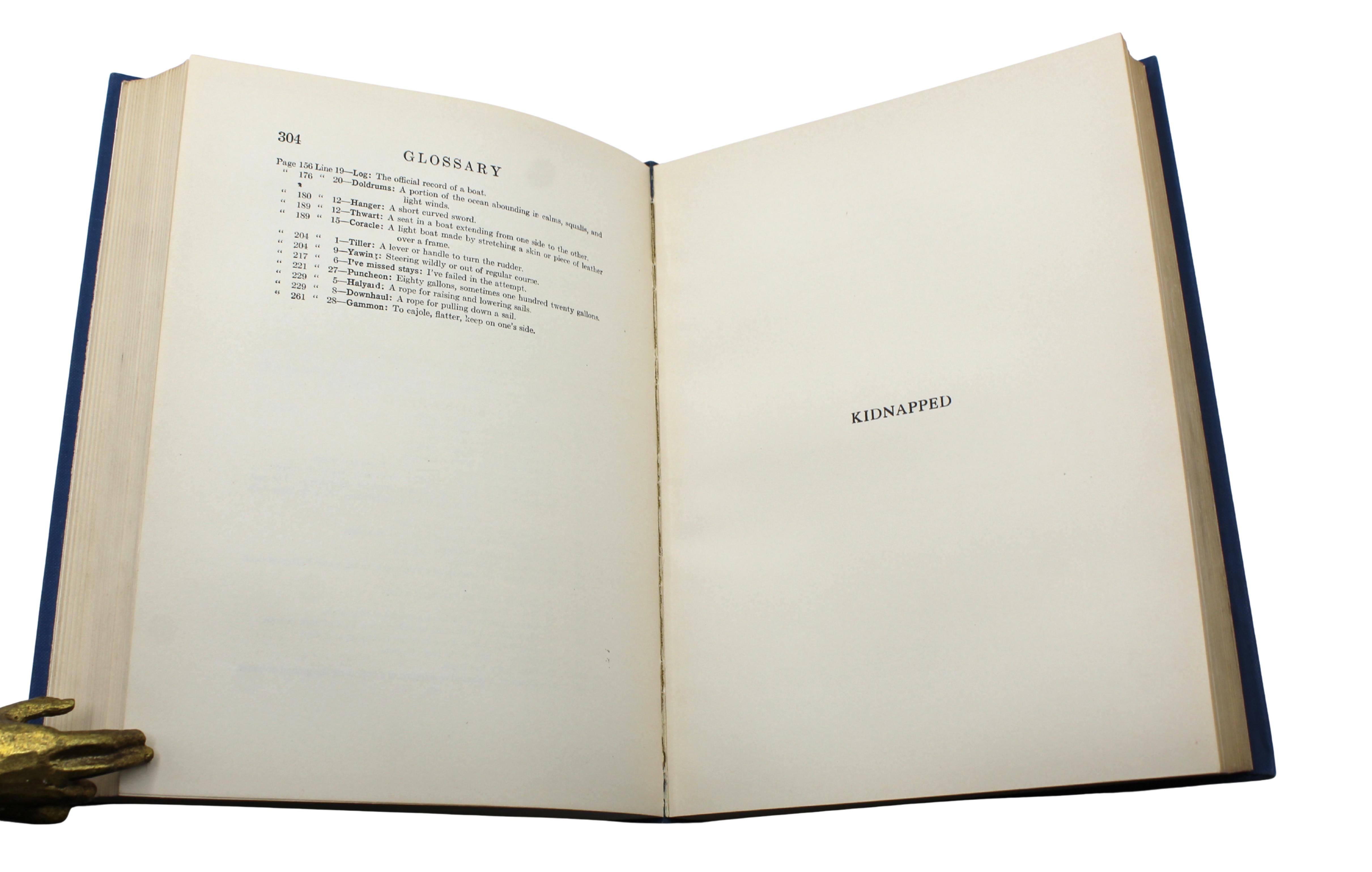 Treasure Island [and] Kidnapped, by Robert Louis Stevenson, Illustrated, 1924-25 im Angebot 6