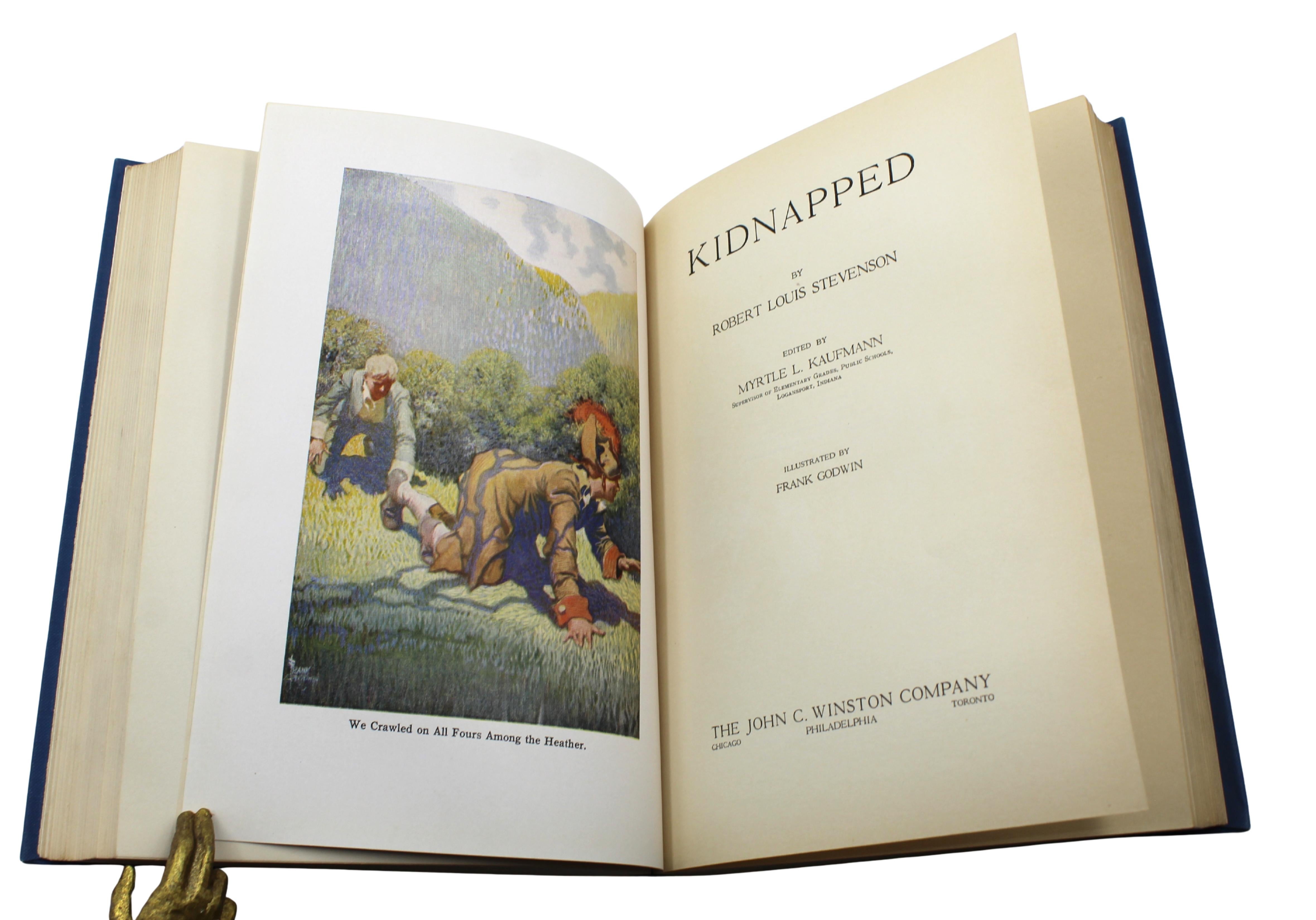 Treasure Island [and] Kidnapped, by Robert Louis Stevenson, Illustrated, 1924-25 im Angebot 7