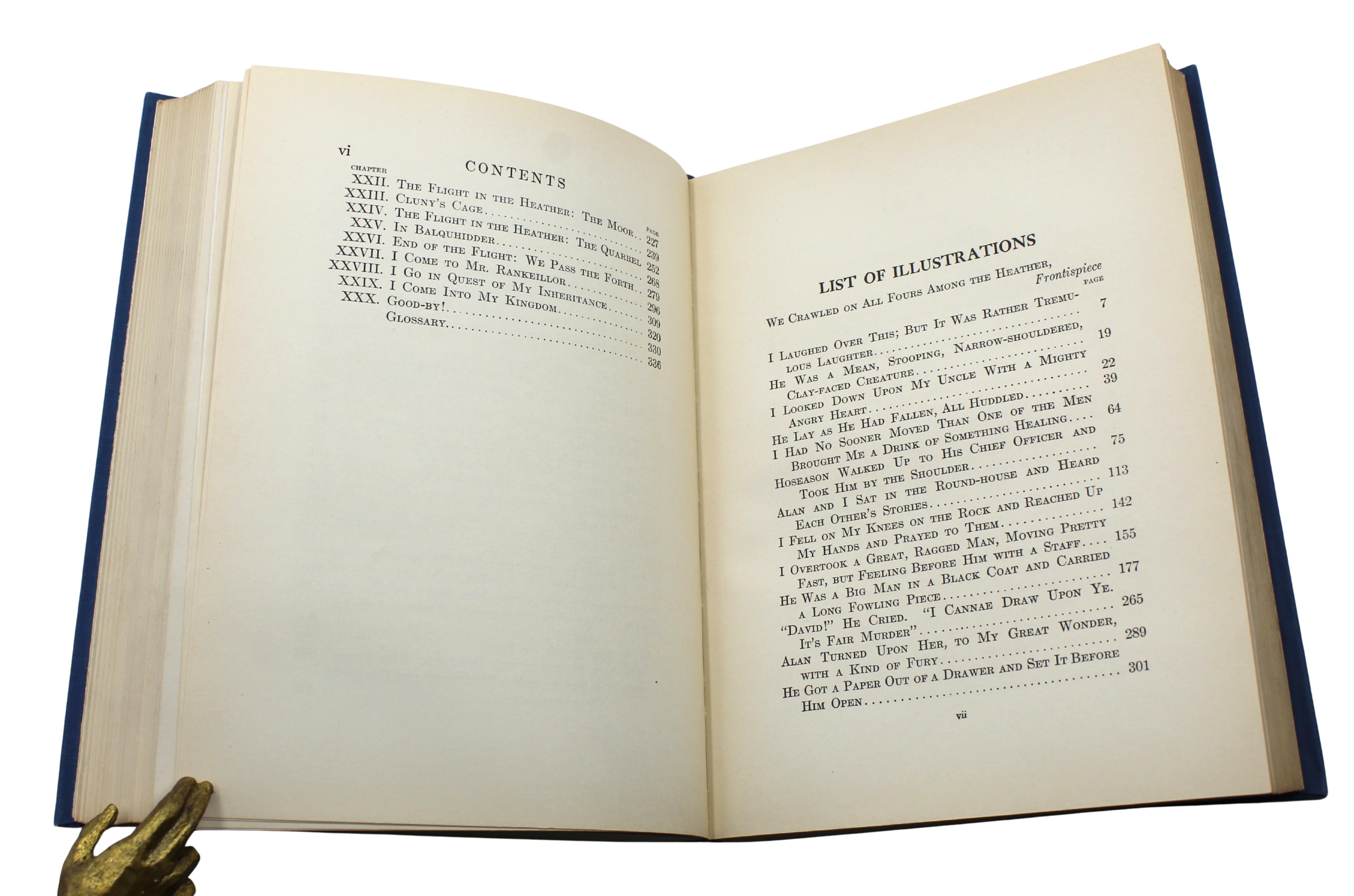 Treasure Island [and] Kidnapped, by Robert Louis Stevenson, Illustrated, 1924-25 im Angebot 10