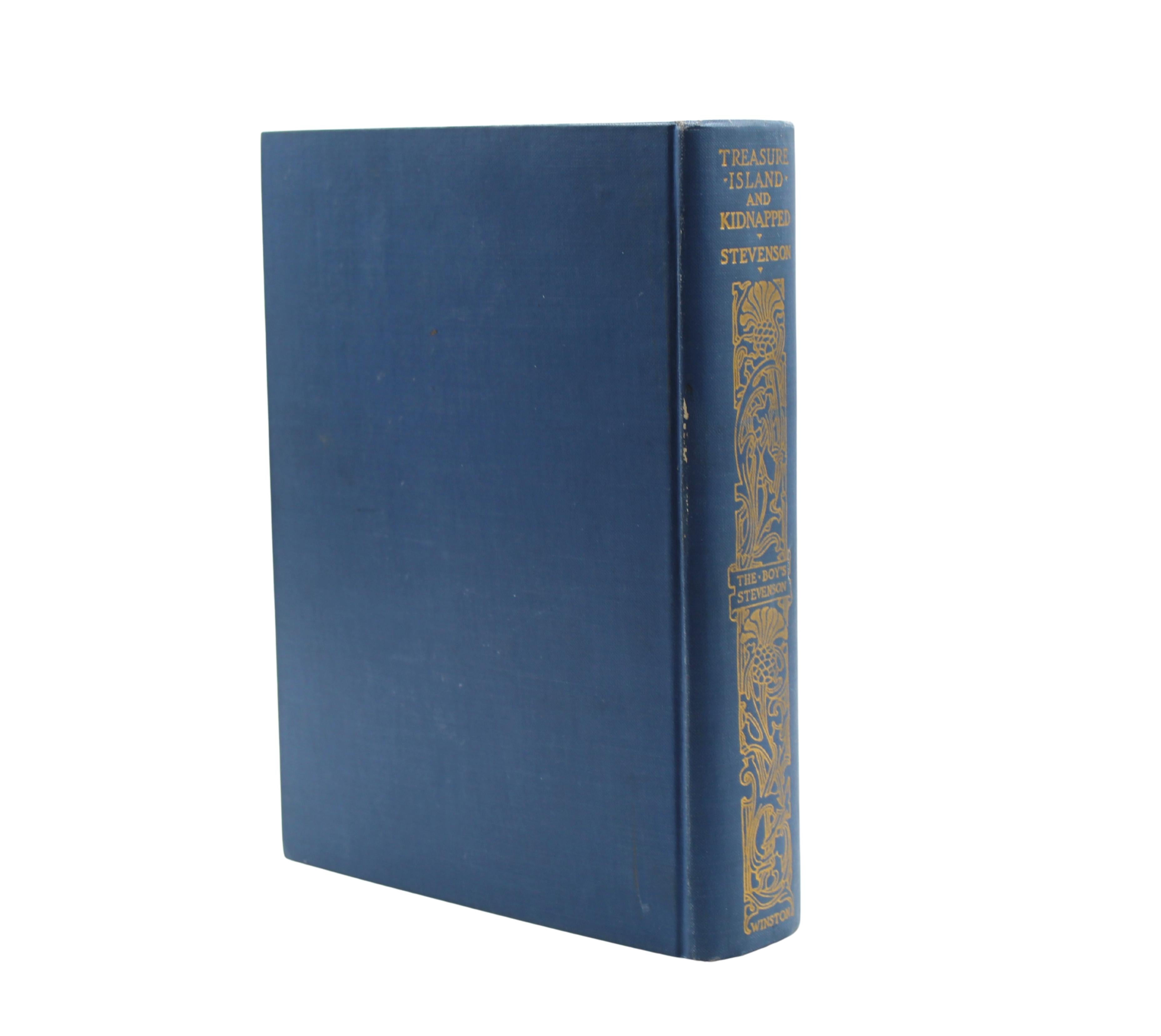 Treasure Island [and] Kidnapped, by Robert Louis Stevenson, Illustrated, 1924-25 (Spätviktorianisch) im Angebot