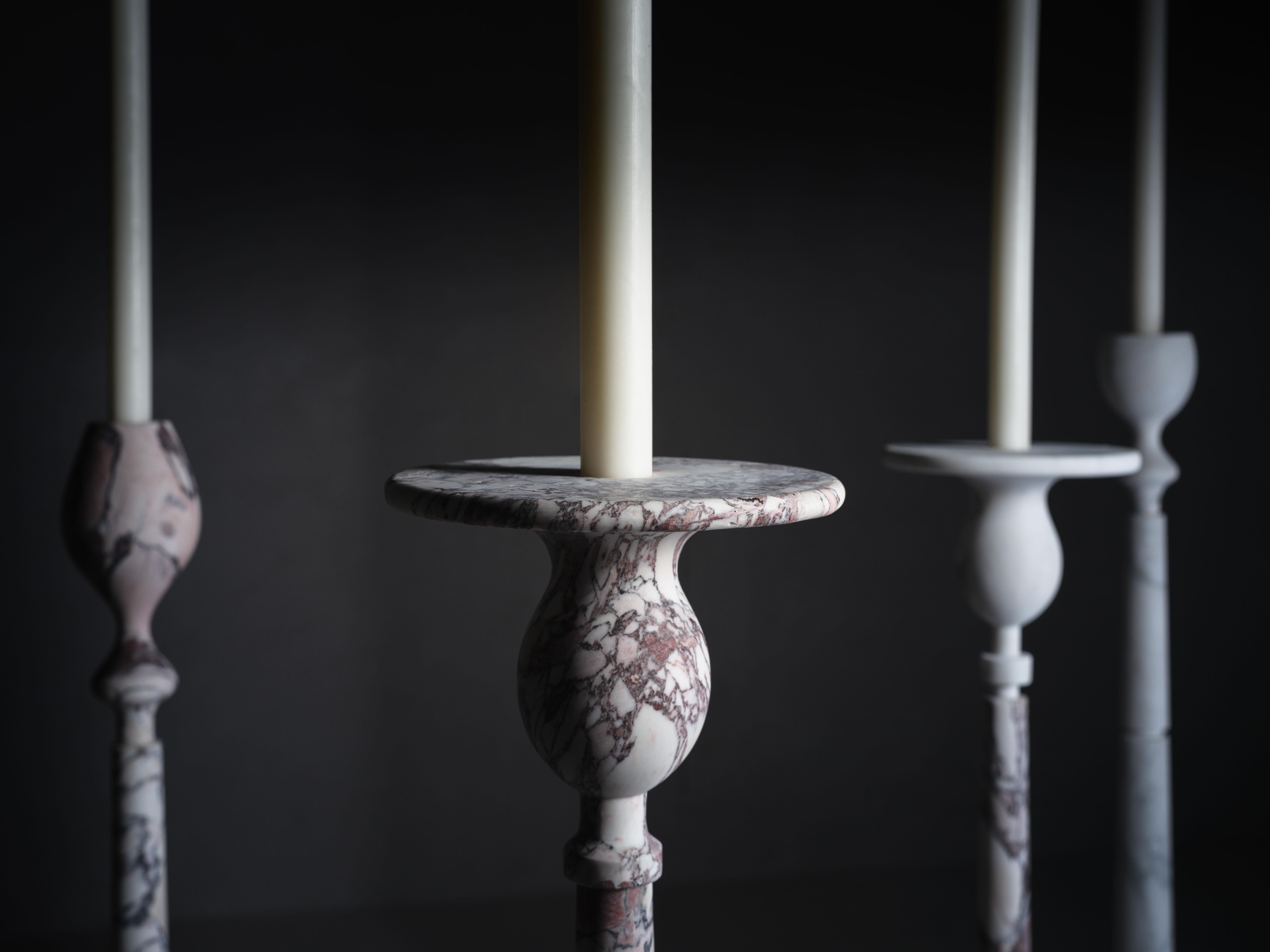 Post-Modern Treasure L Candlestick by Kreoo For Sale
