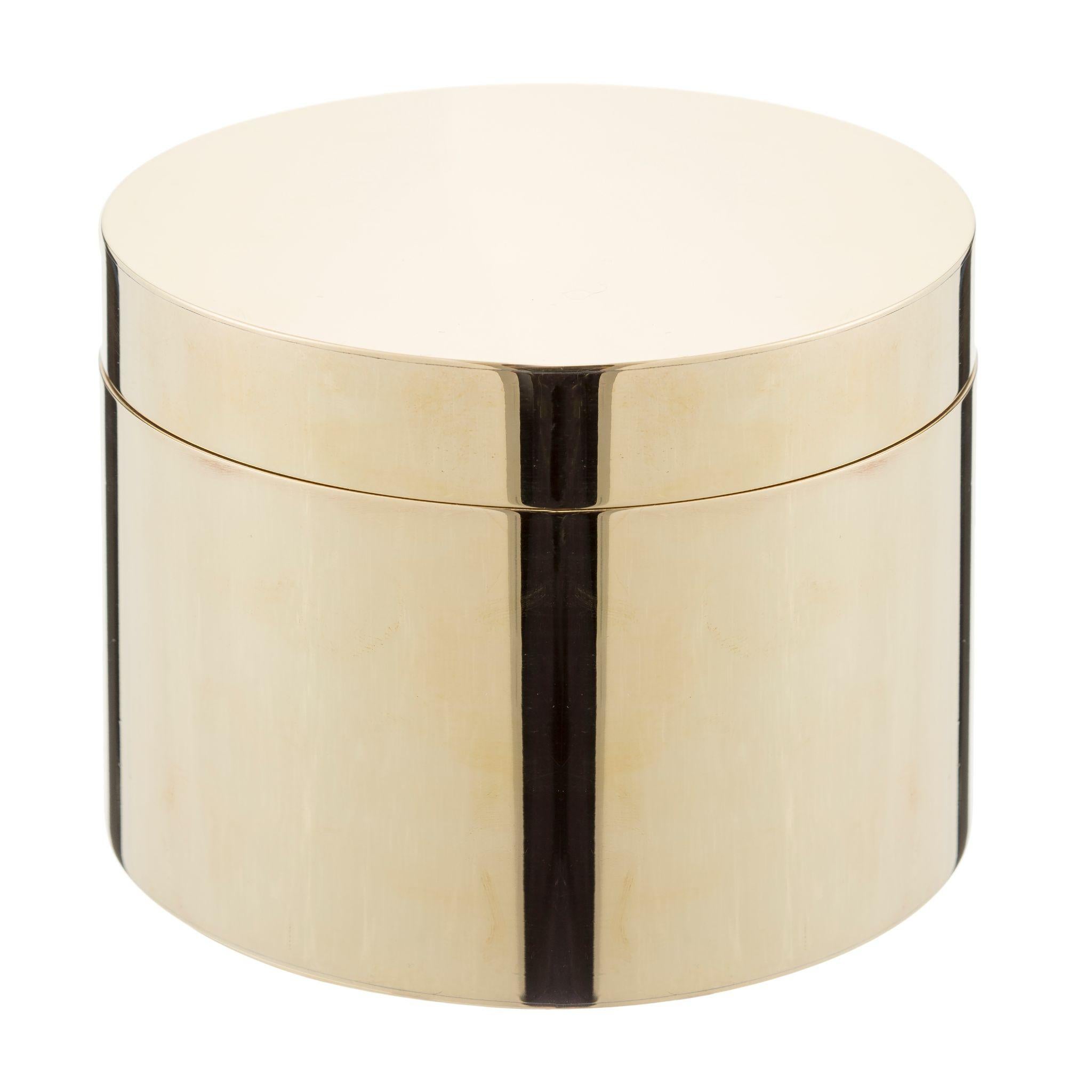 Organize your small items in style with our elegant circular-shaped brass box. Made from high-quality brass, its unique and stylish design adds sophistication to any space. Perfect for storing jewelry, trinkets, and other small items, it is a