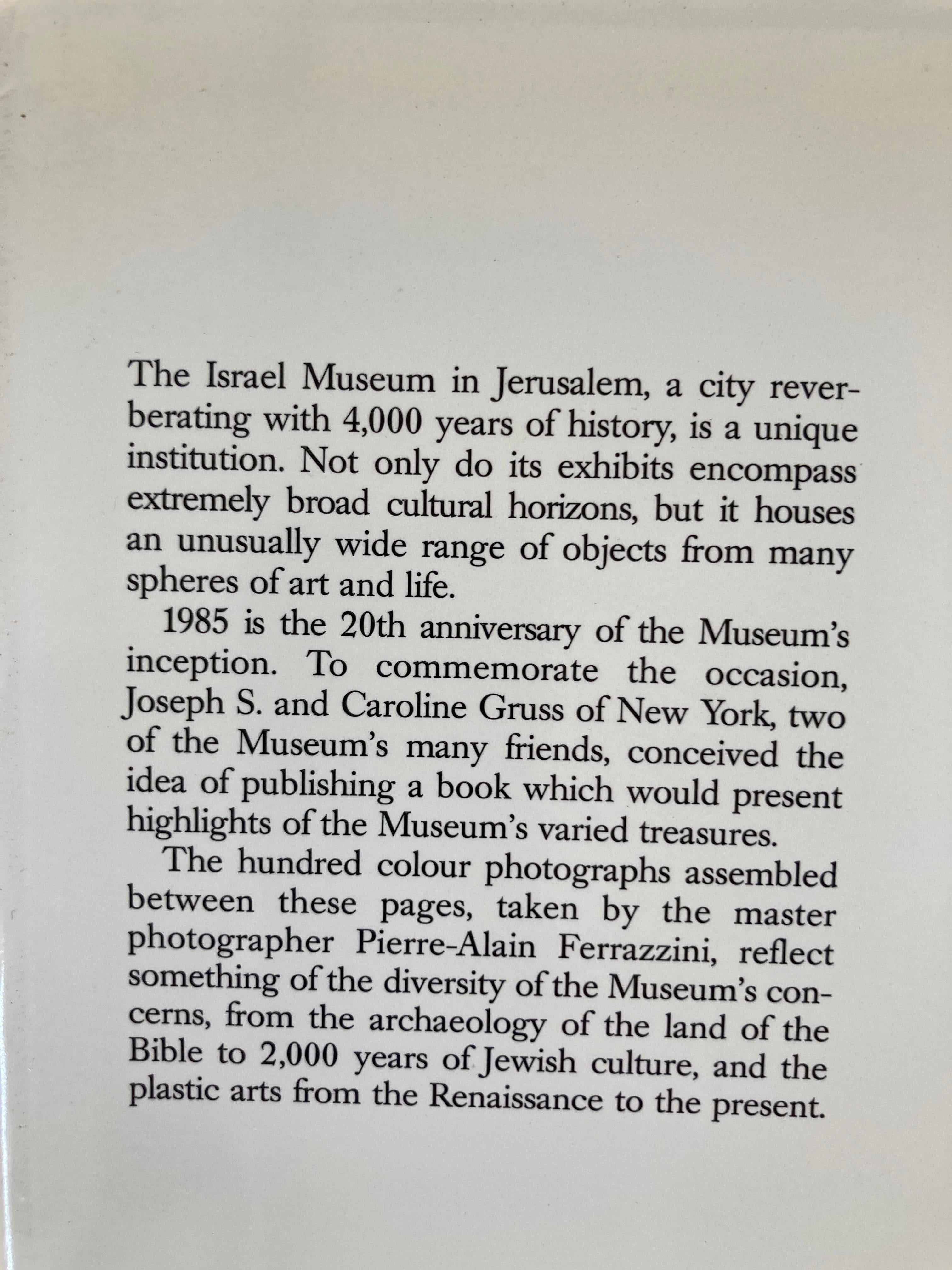 Israeli Treasures of Israel Museum, Jerusalem Museum Art Gallery Book
