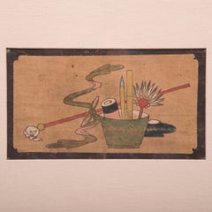 "Treasures of the Scholars' Studio" Chinese Painting, c. 1850