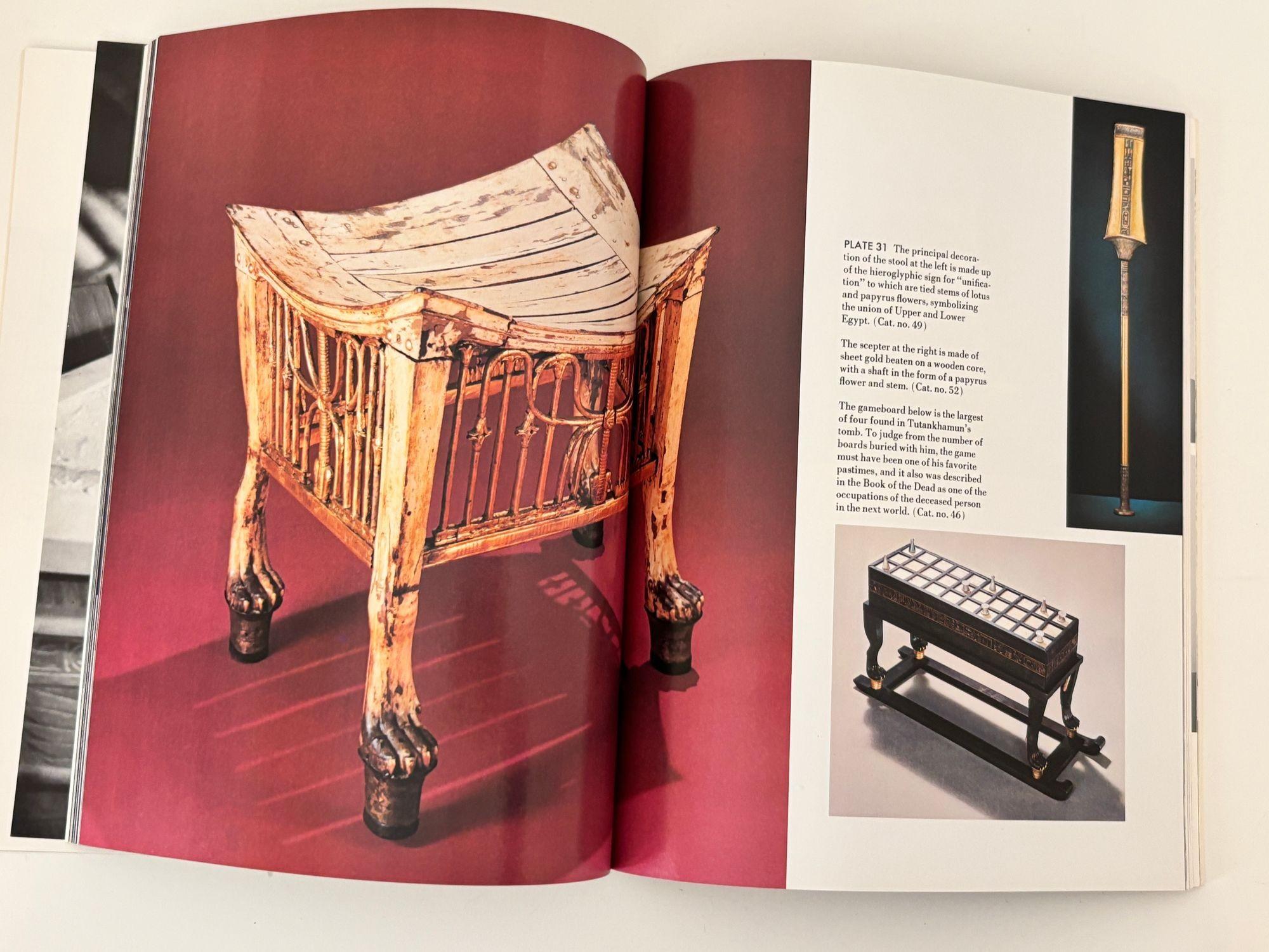 Paper Treasures of Tutankhamun 1976 Book from King Tut Exhibit at Metro Museum of Art For Sale