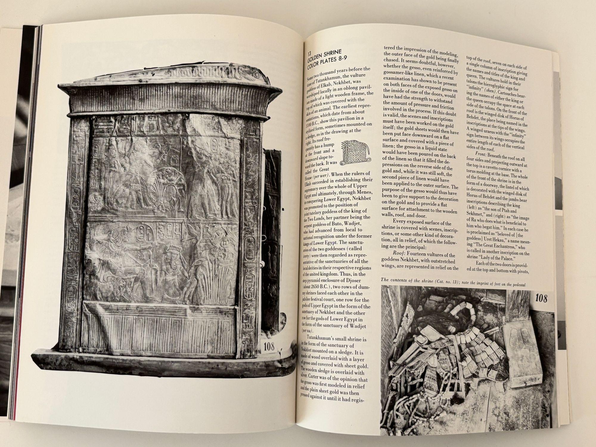 Treasures of Tutankhamun 1976 Book from King Tut Exhibit at Metro Museum of Art For Sale 1