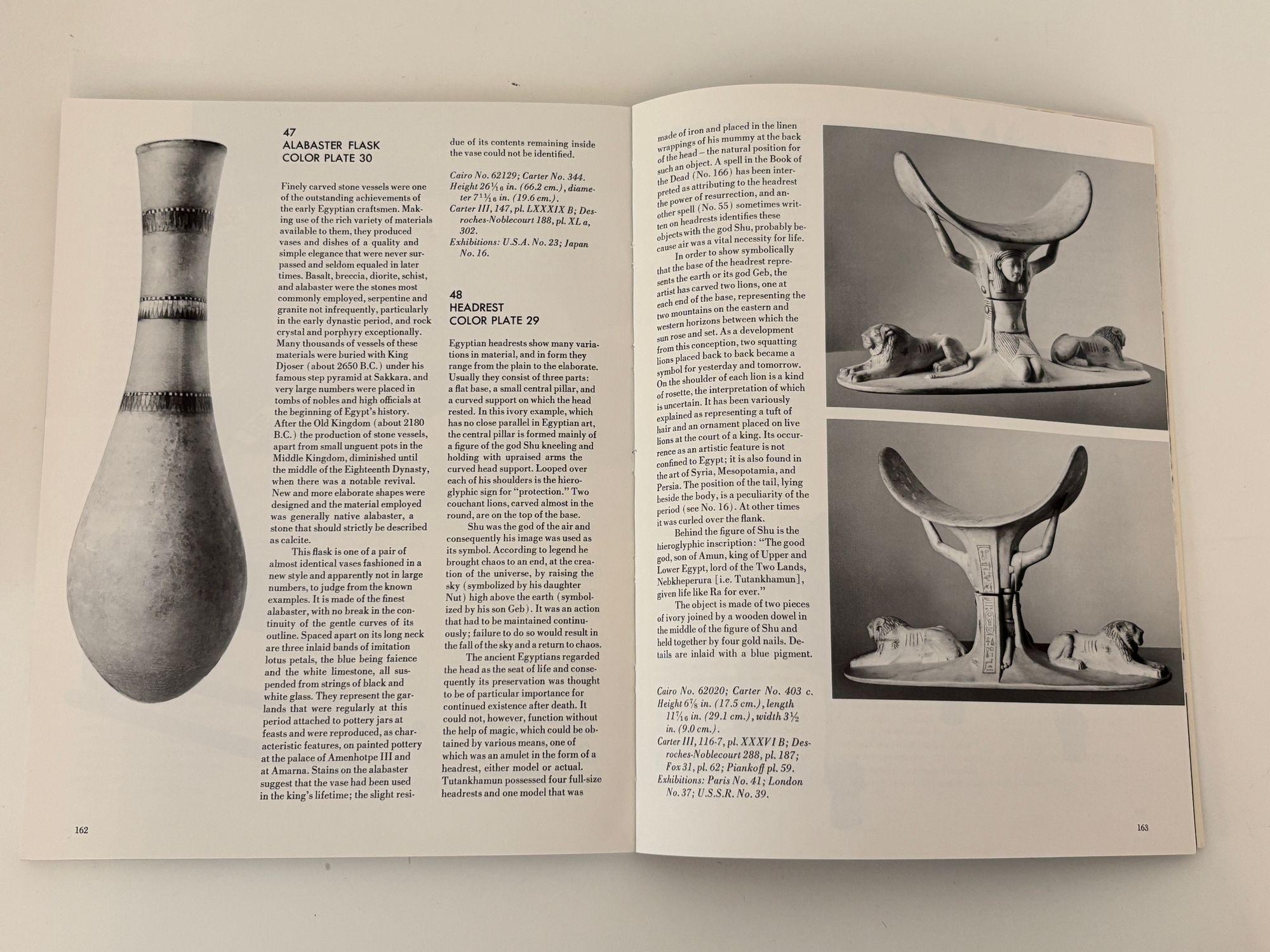 Treasures of Tutankhamun 1976 Book from King Tut Exhibit at Metro Museum of Art For Sale 2