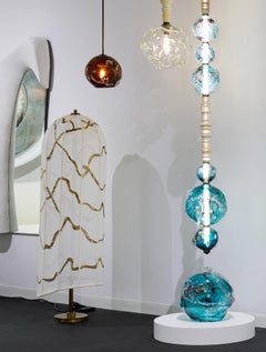 Treasures Untold Golden Waves Floor Lamp