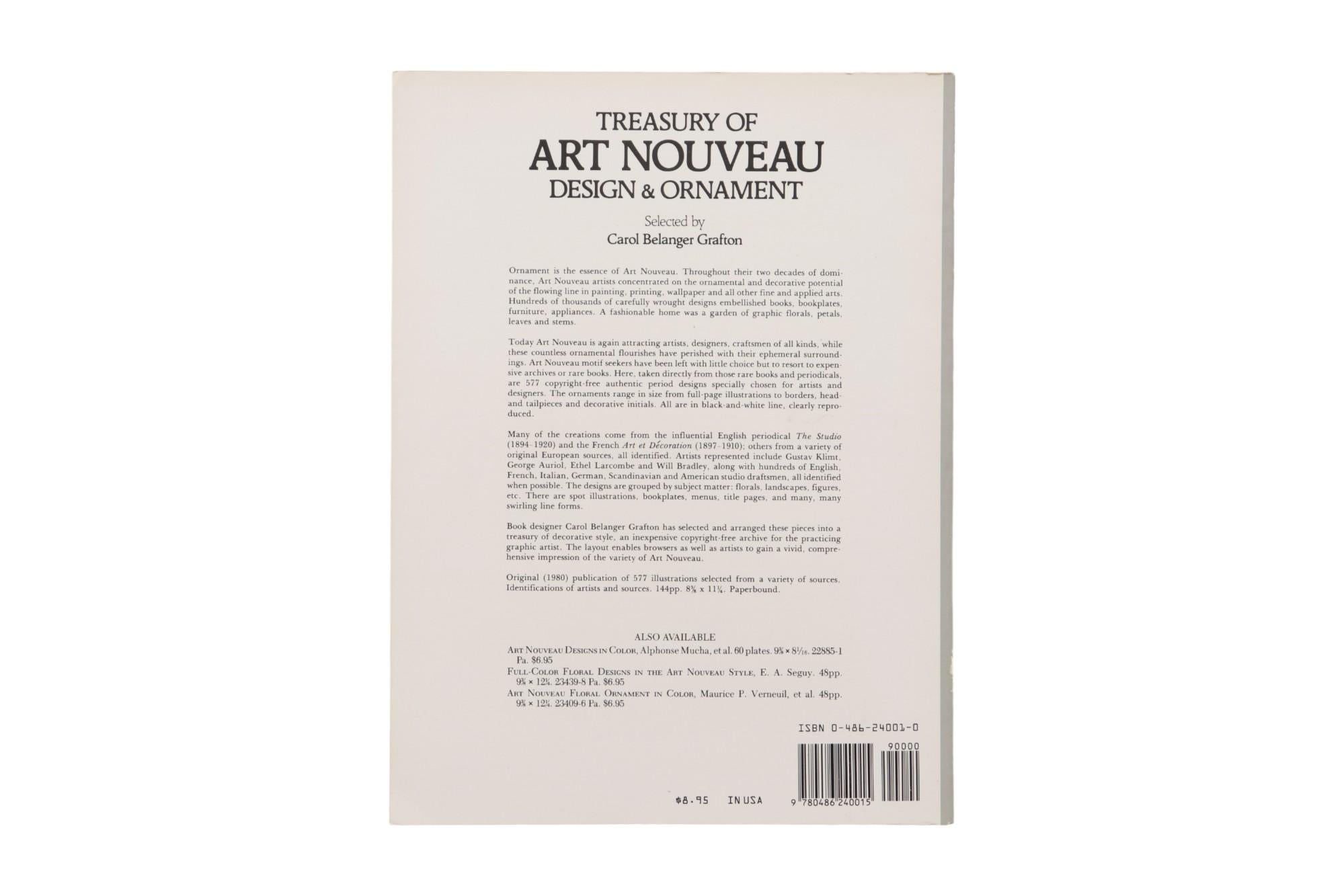 Fine XX secolo Tesoro del design e dell'ornamento Art Nouveau in vendita