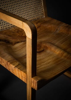 Le fauteuil Tree. Bois massif provenant d'arbres tombés, design d'Amilcar Oliveira