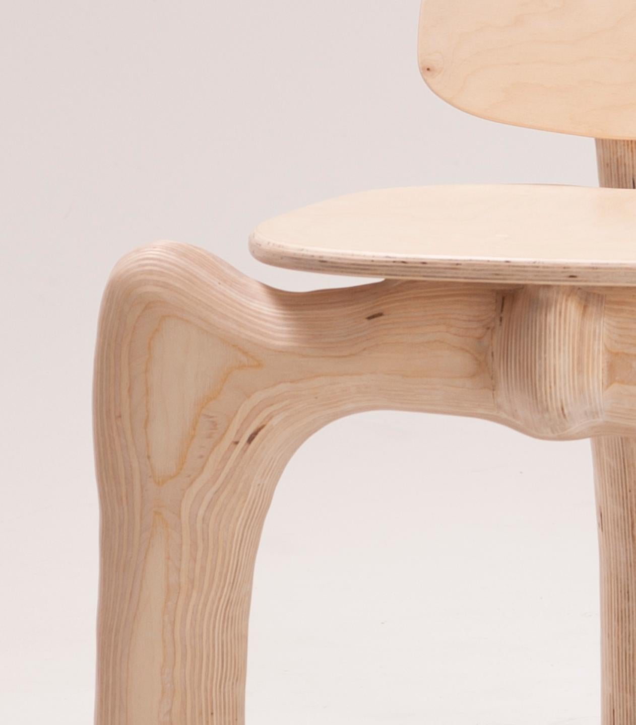 Tree Chair 2 - Sedia laterale scultorea post-moderna realizzata a mano In condizioni Nuovo in vendita a Philadelphia, PA