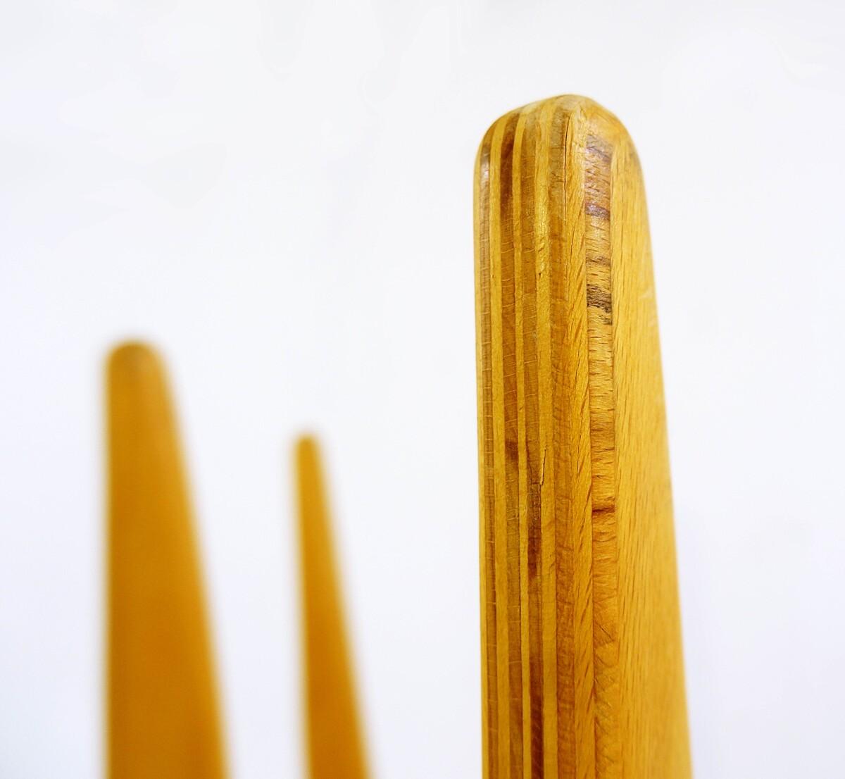Wood Tree Wall Coat Rack - 20th For Sale