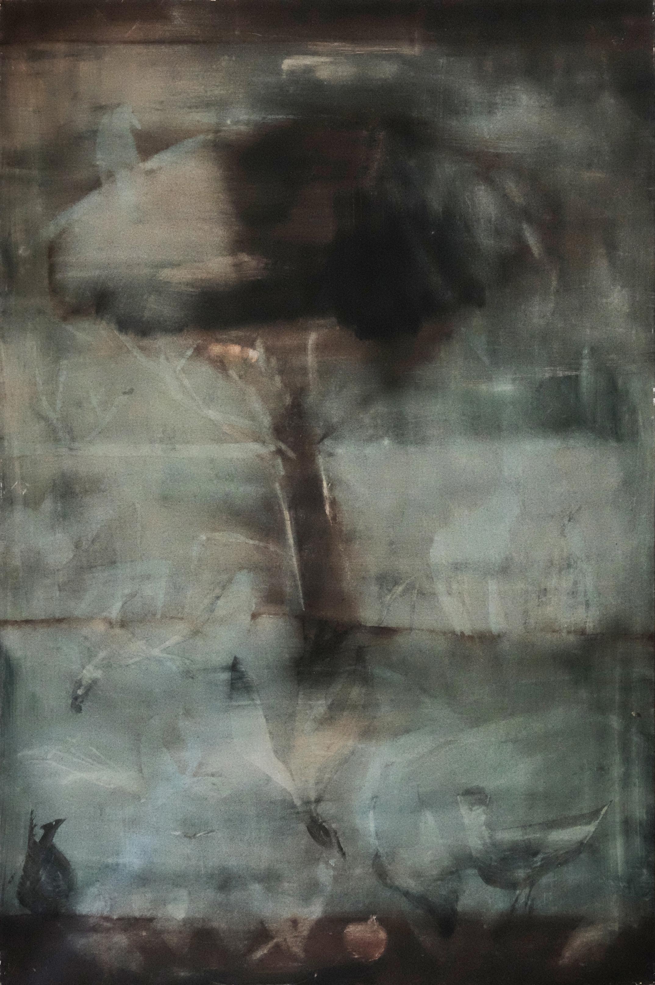 Tempera on canvas, 2019. Mirja Ilkka

