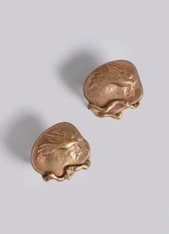 Tree Full of Parrots Napkin Rings in Brass, Viya by Vikram Goyal