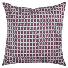 Cotton Cushion Cover, Tree Full of Parrots Plum 18" x 18", Viya by Vikram Goyal