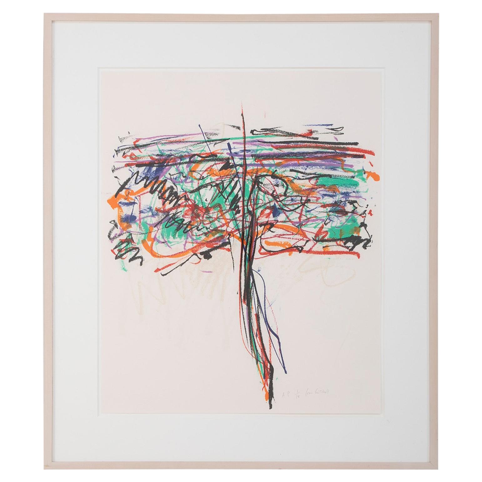 "Tree I". 1992 Lithograph by Joan Mitchell