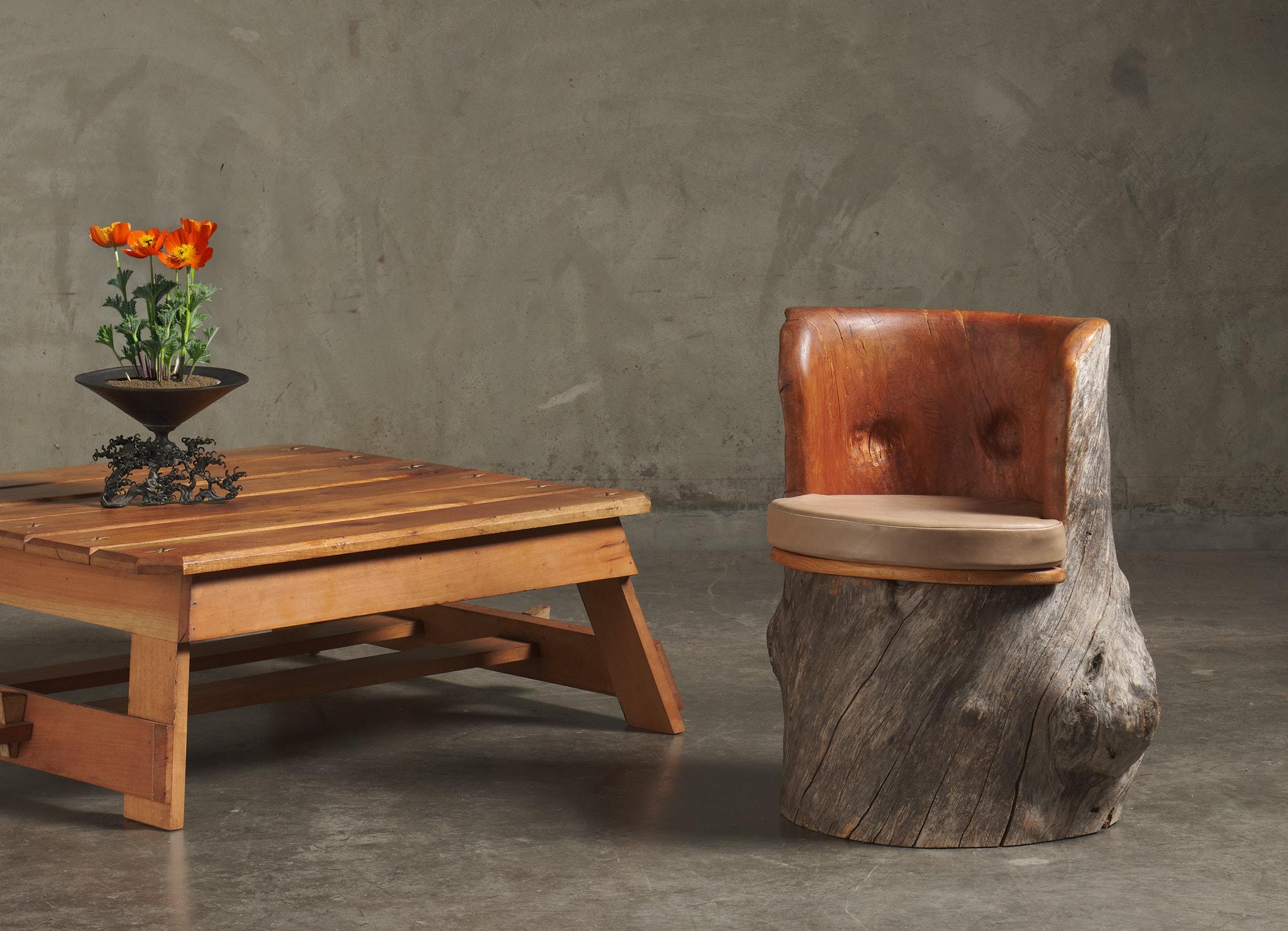 Leather Tree 'Kubbestol' Barrel Armchair, 1970 For Sale