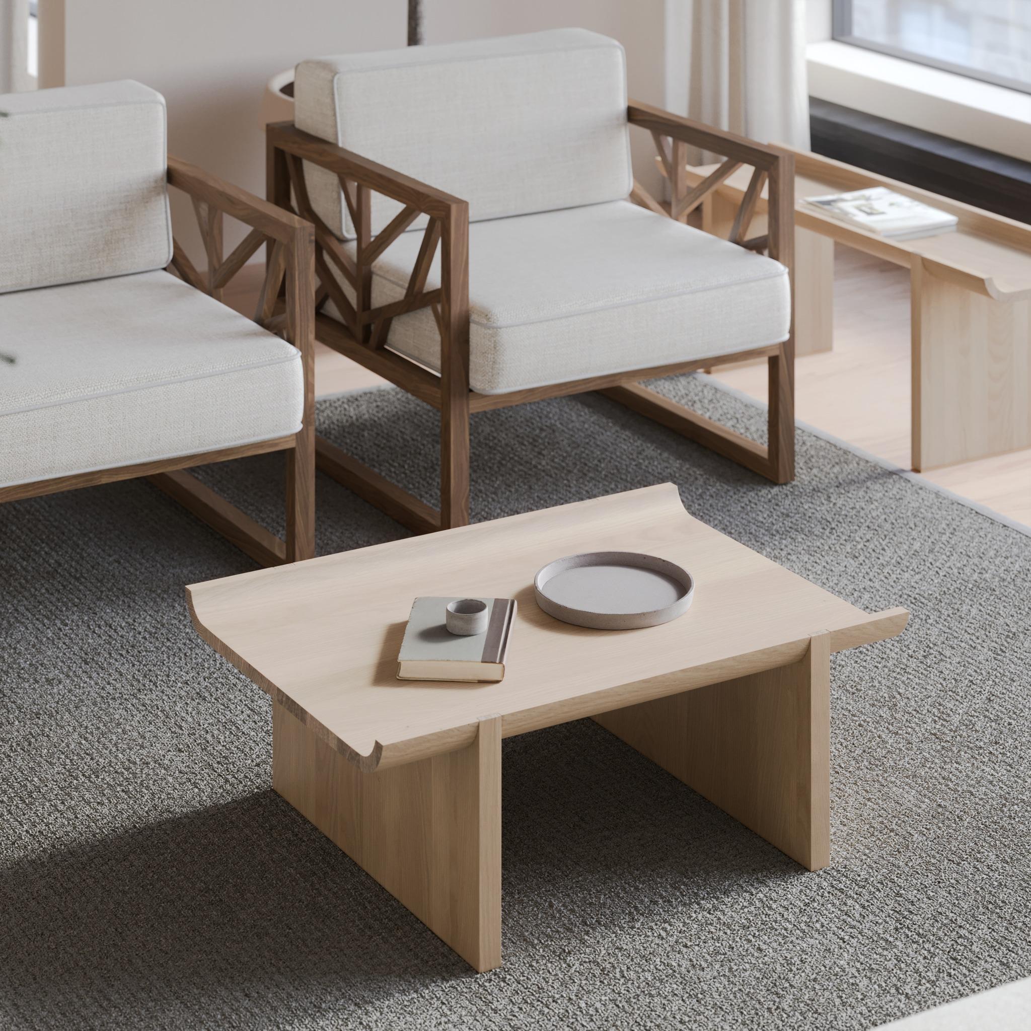 Silla de salón en forma de árbol con estructura de madera maciza en venta 6