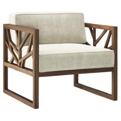 Tree Lounge Chair In Solid Wood Structure