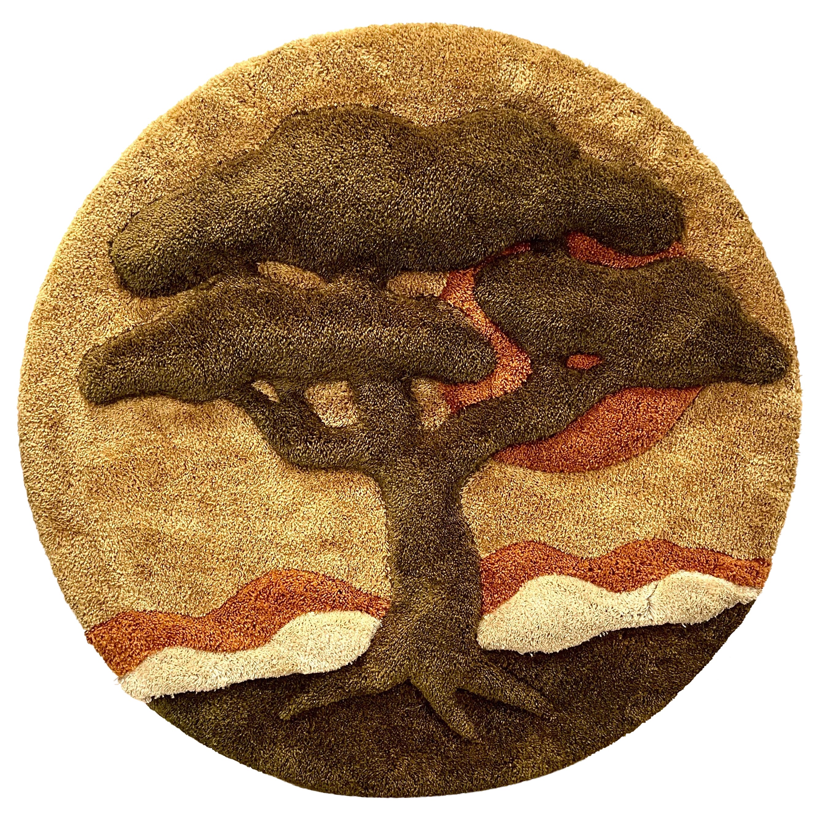 Tree of Life 1970’s Fiber Art Wall Sculpture