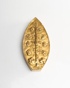 “Tree of Life” by Line Vautrin, gilt-bronze decorative box, circa 1945, France