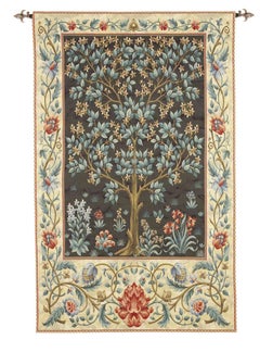 Tree of Life - Dark Loom Woven Tapestry - 3'0" x 2'4"