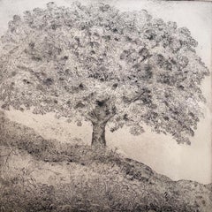 "Tree of Life" Etching by Richard Sloat Dated 1972