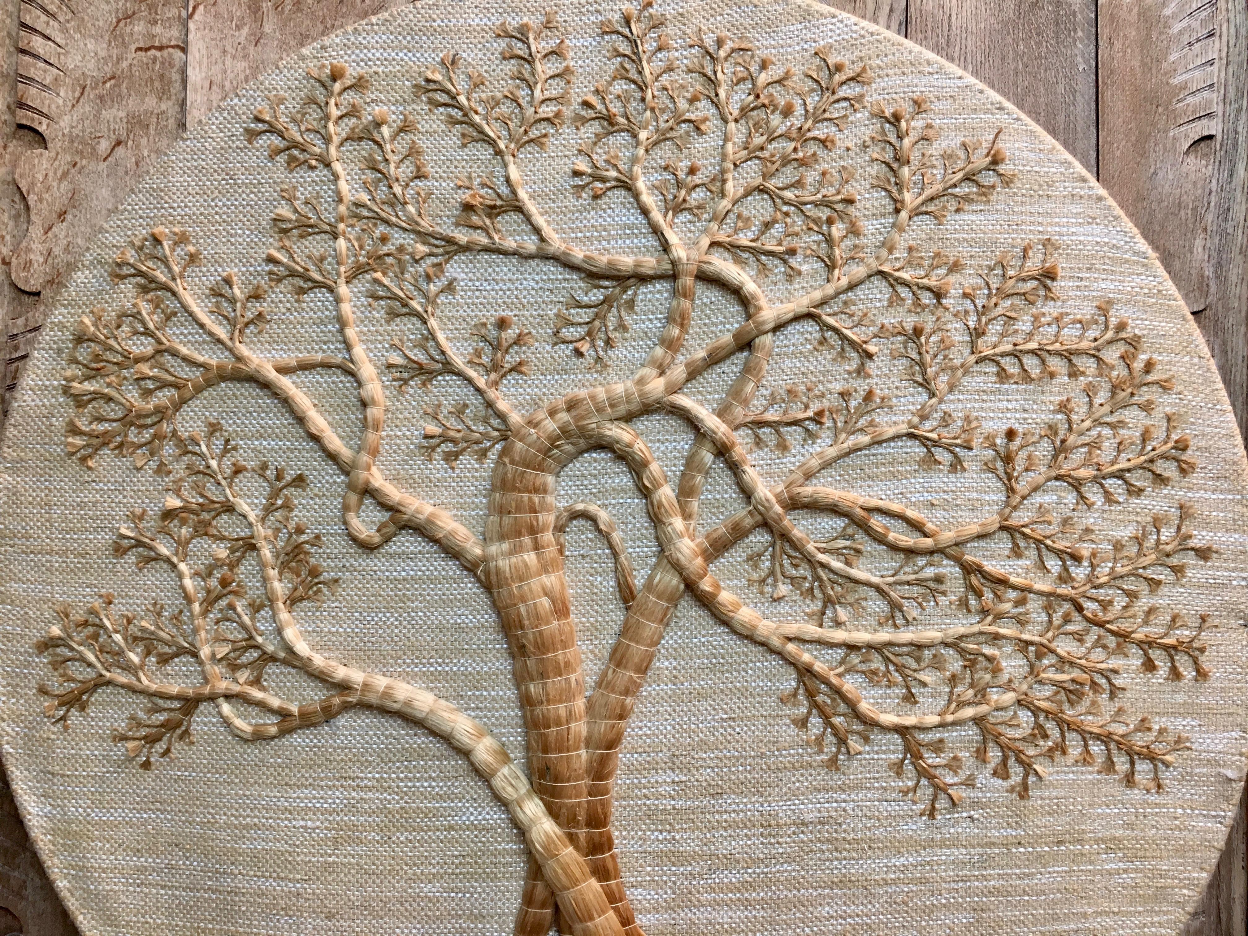 Tree of Life Fiber Art by Don Freedman In Good Condition In Denton, TX