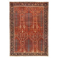 Tree of Life Heriz Rug, 1890