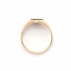 Tree of Life intaglio signet ring lizard