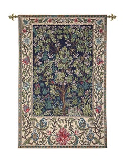 Tree of Life Loom Woven Tapestry - 5'9" x 4'7"