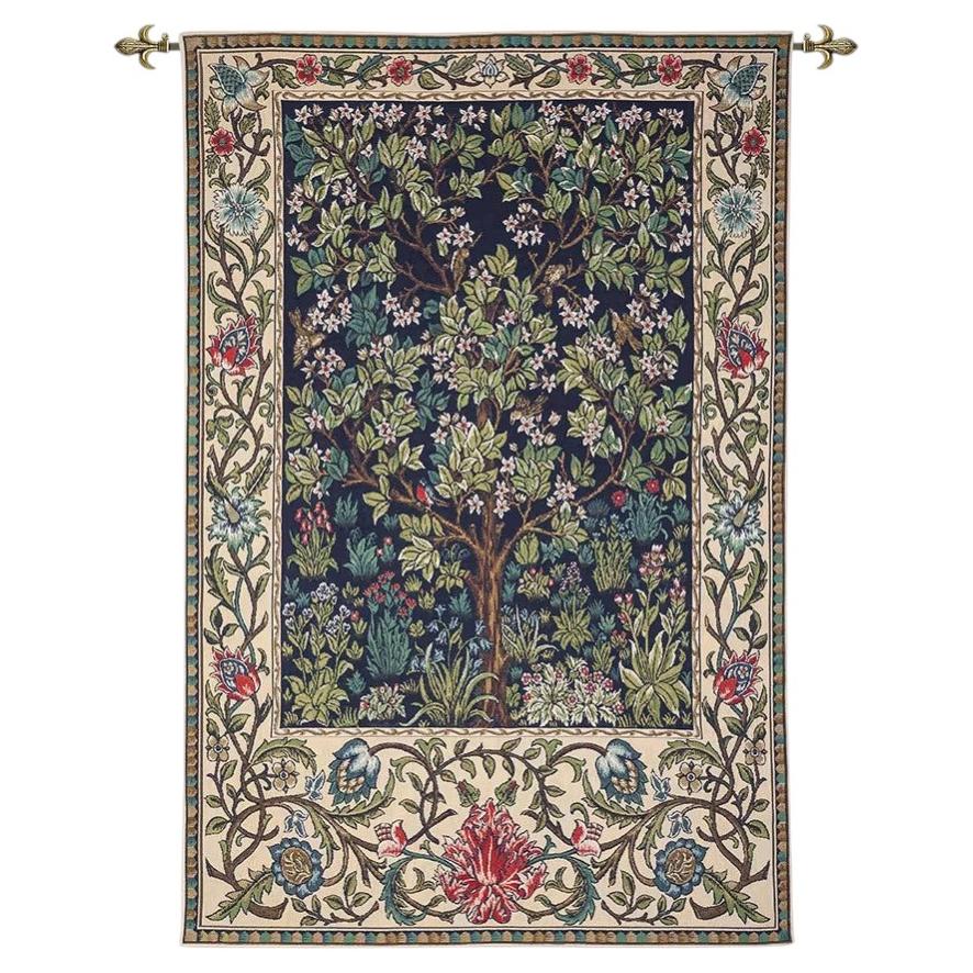 Baum des Lebens Webstuhl gewebt Wandteppich - 5'9" x 4'7"