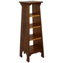 Tree of Life Magazine stand by Gustav Stickley