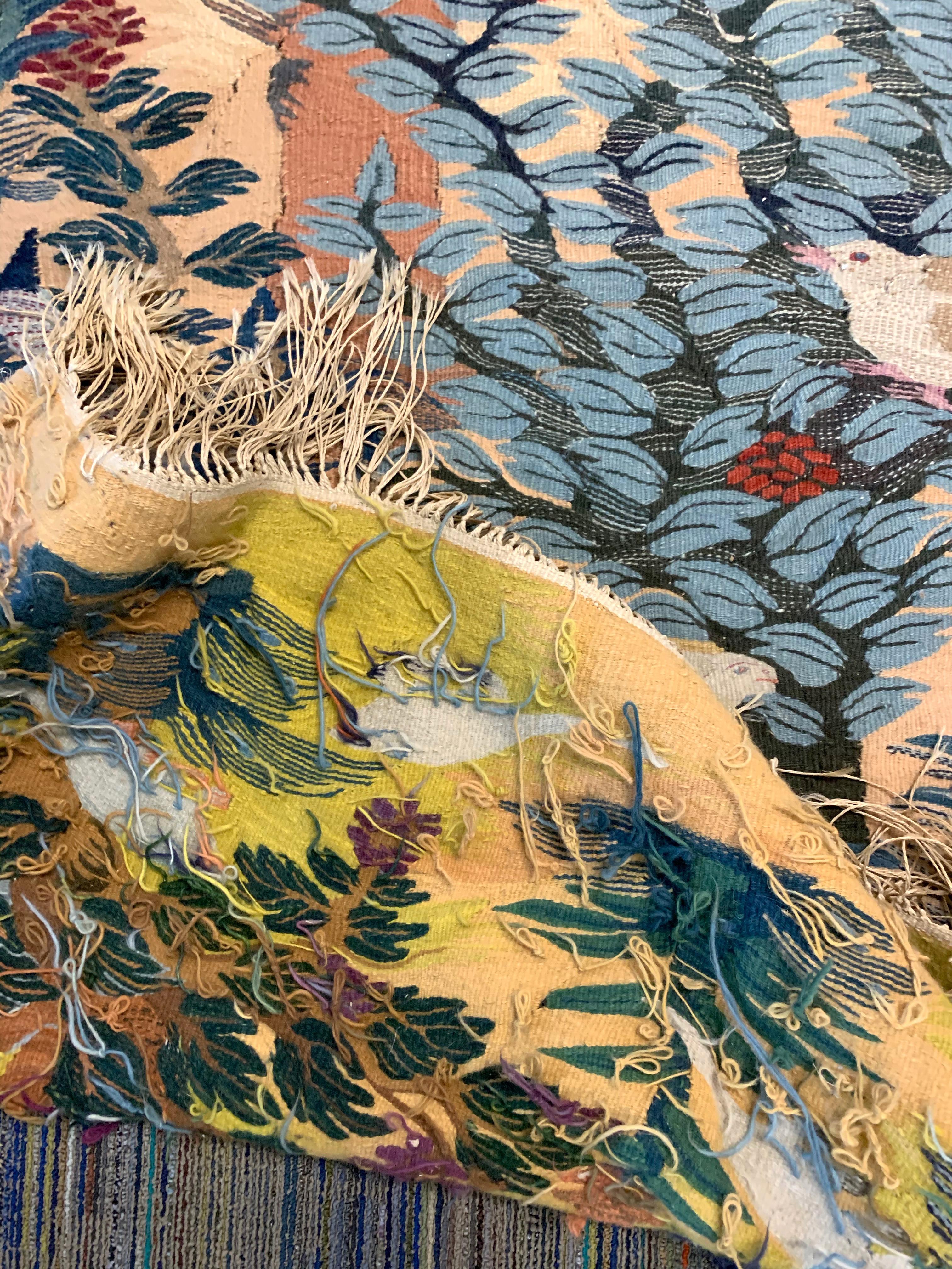 « Tree of Life », grande tapisserie du milieu du siècle dernier d'Hudson, ancienne étudiante, Wissa Wassef Bon état - En vente à Philadelphia, PA