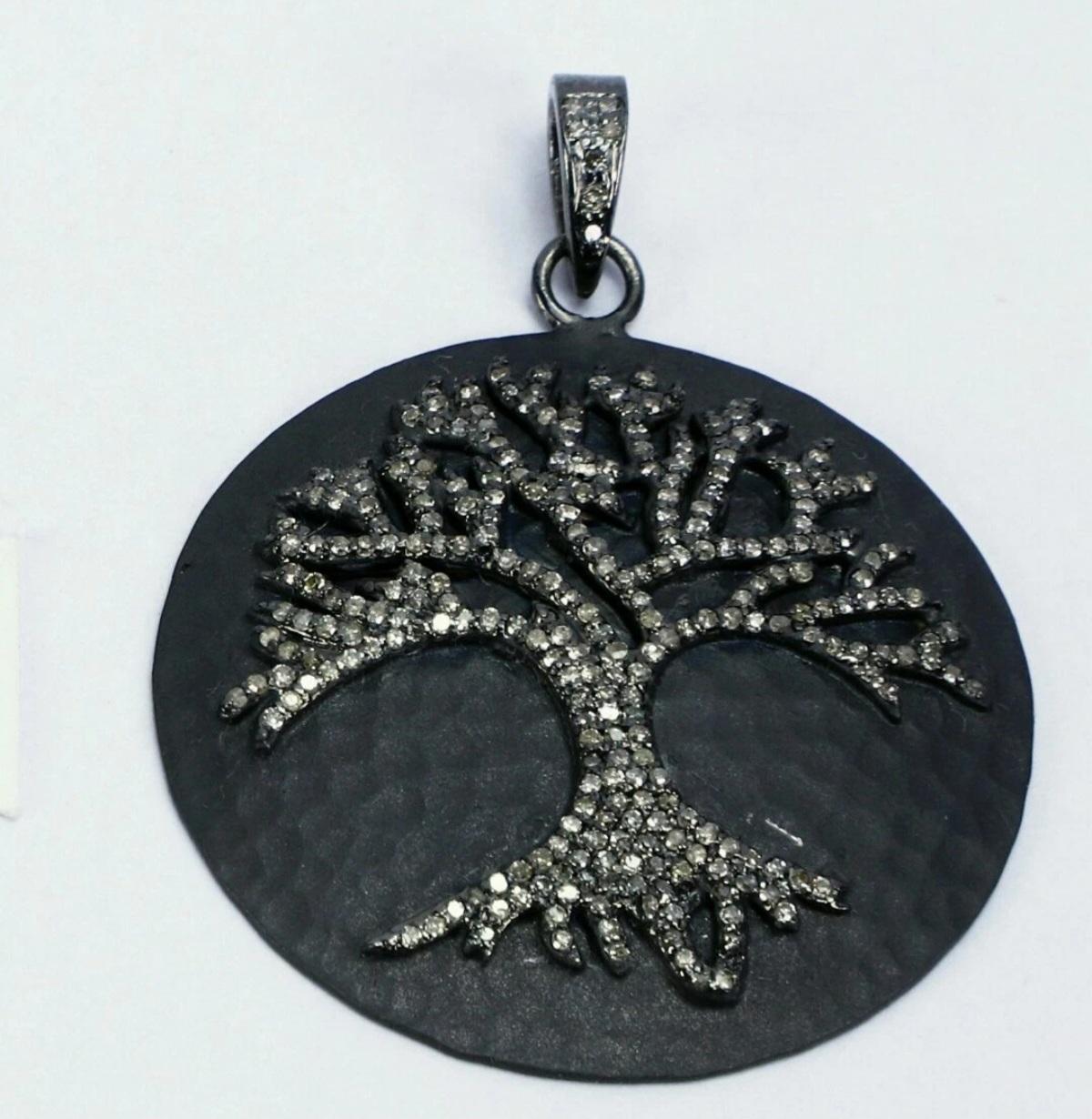 Tree Of Life Pave Diamond Pendant 925 Silver Diamond Charm Pendant For Birthday.


Base Metal
Sterling Silver, 925 parts per 1000
Diamond Weight
5.90 Cts Approx
Metal
Sterling Silver
Main Stone Shape
Round
Length
47mm Approx
Pendant