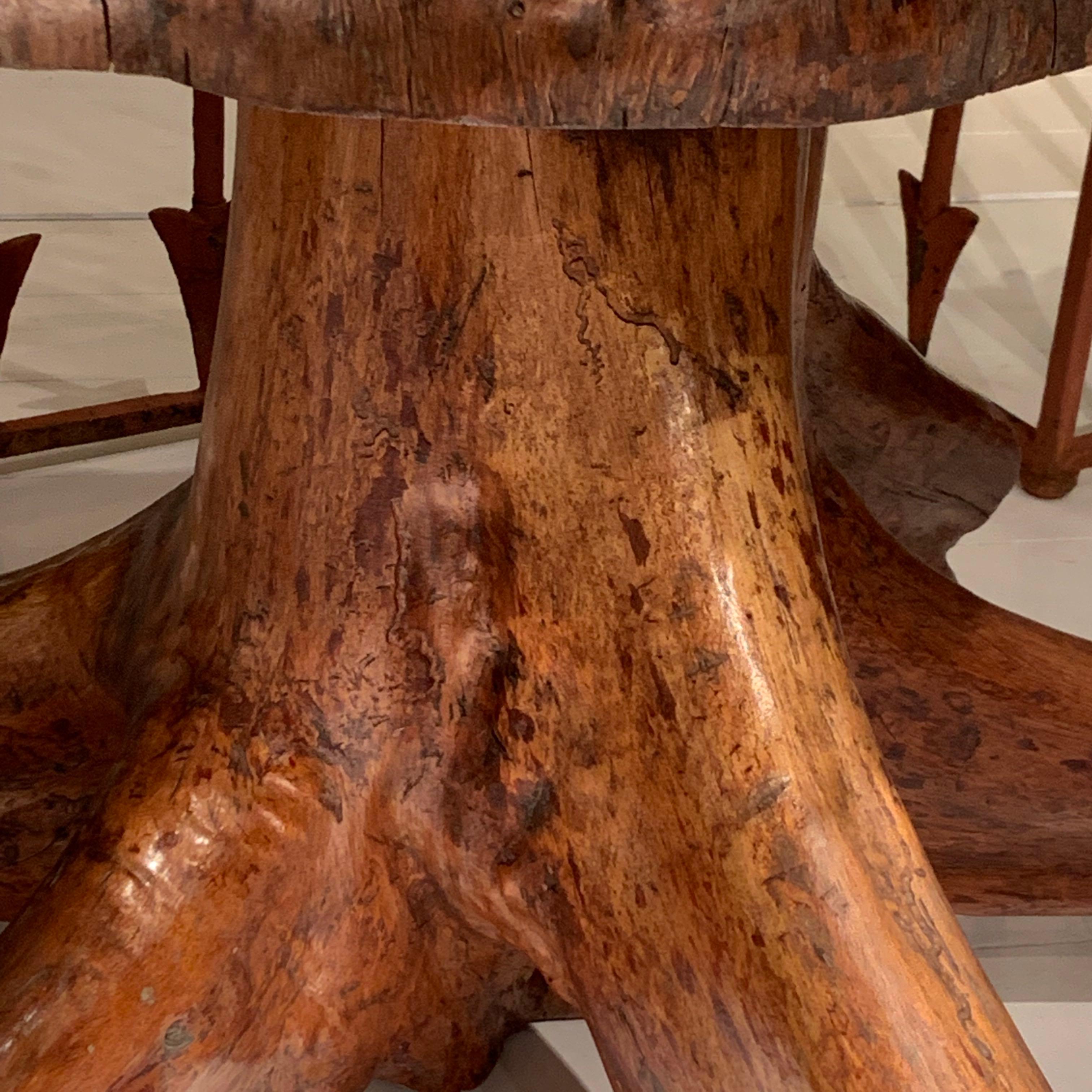 tree root end table