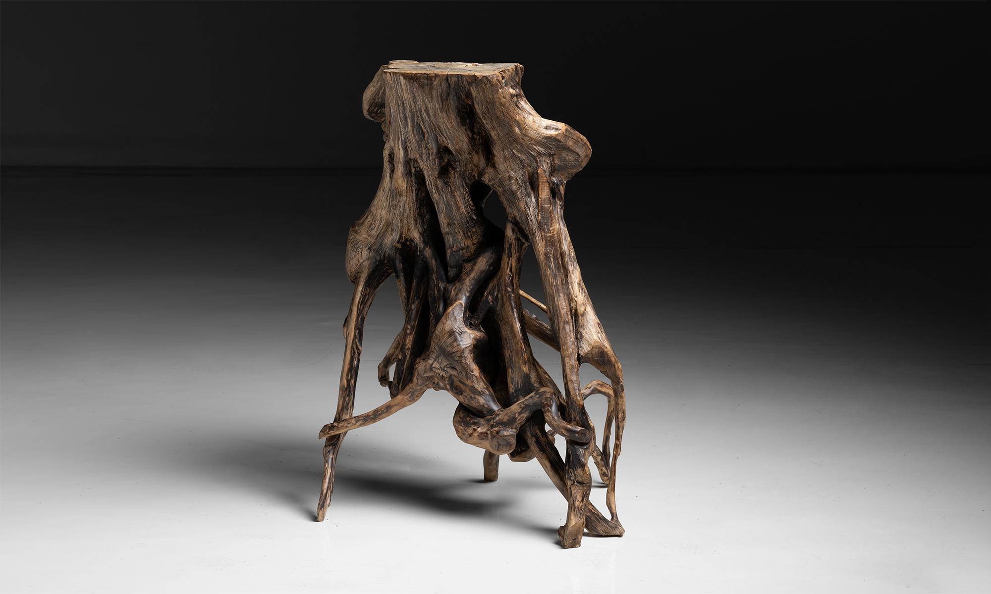 Tree Root Stand

Japan circa 1900

Made from a single tree.

24”w x 24”d x 32.5”h