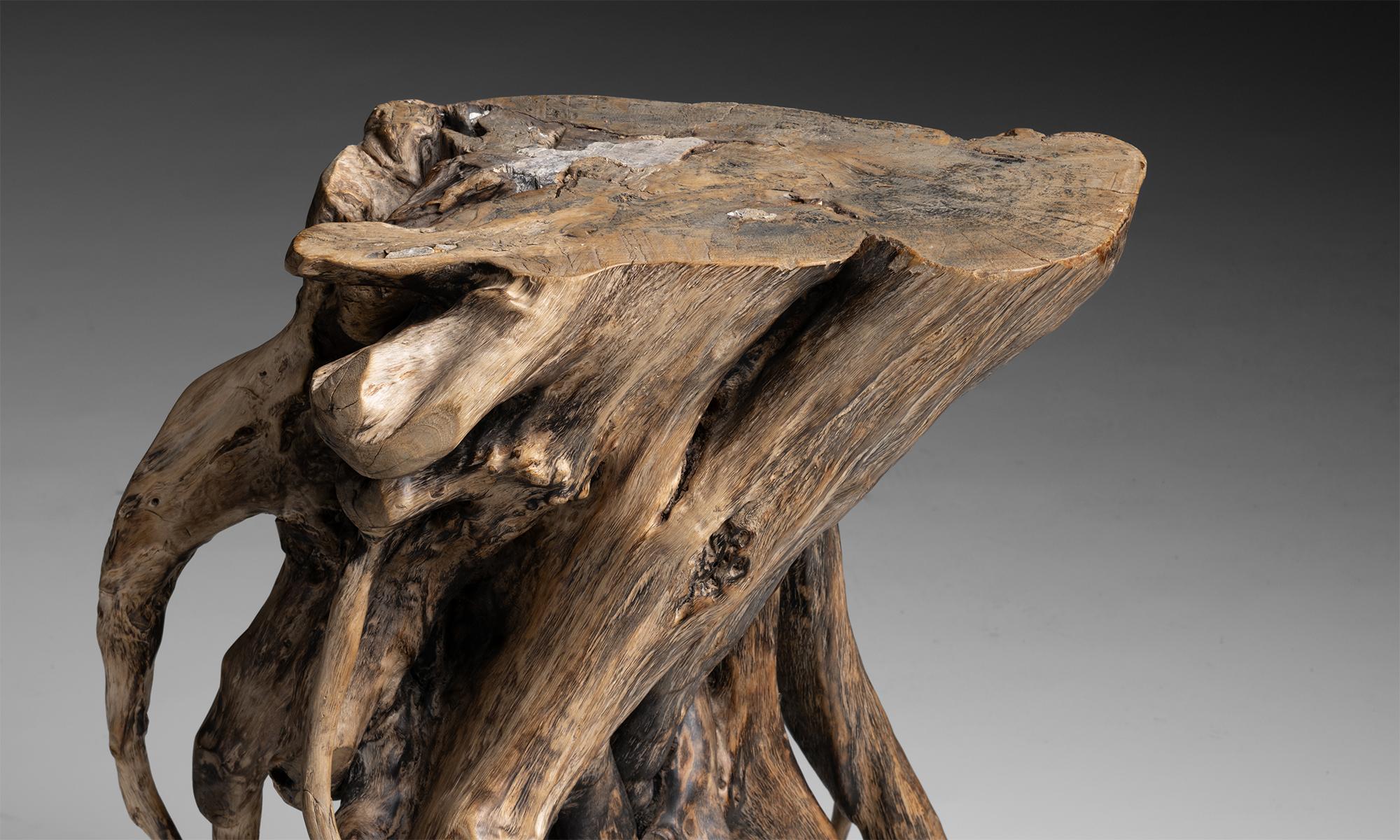 Tree Root Stand, Japan circa 1900 In Good Condition For Sale In Culver City, CA