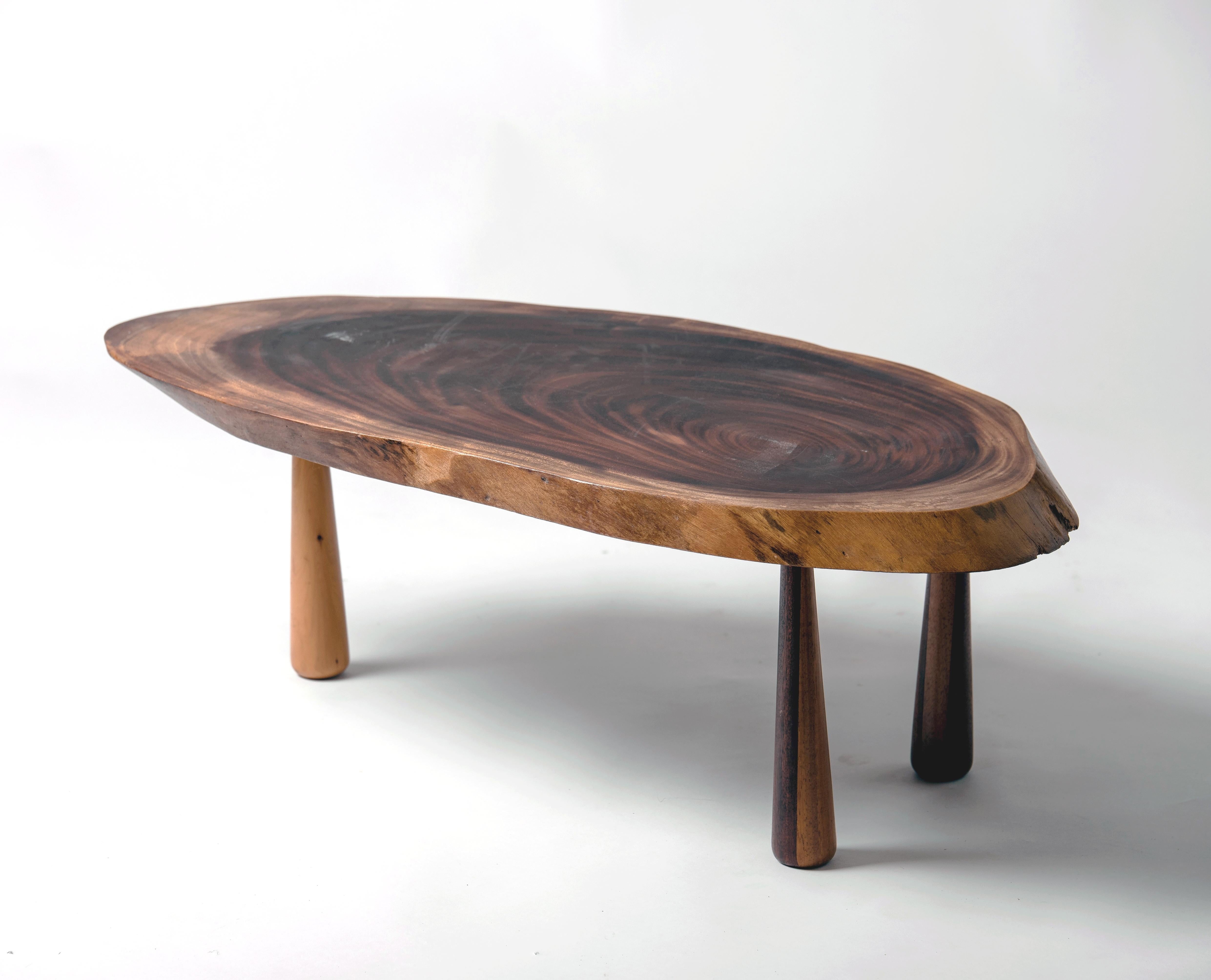 wood slice coffee table