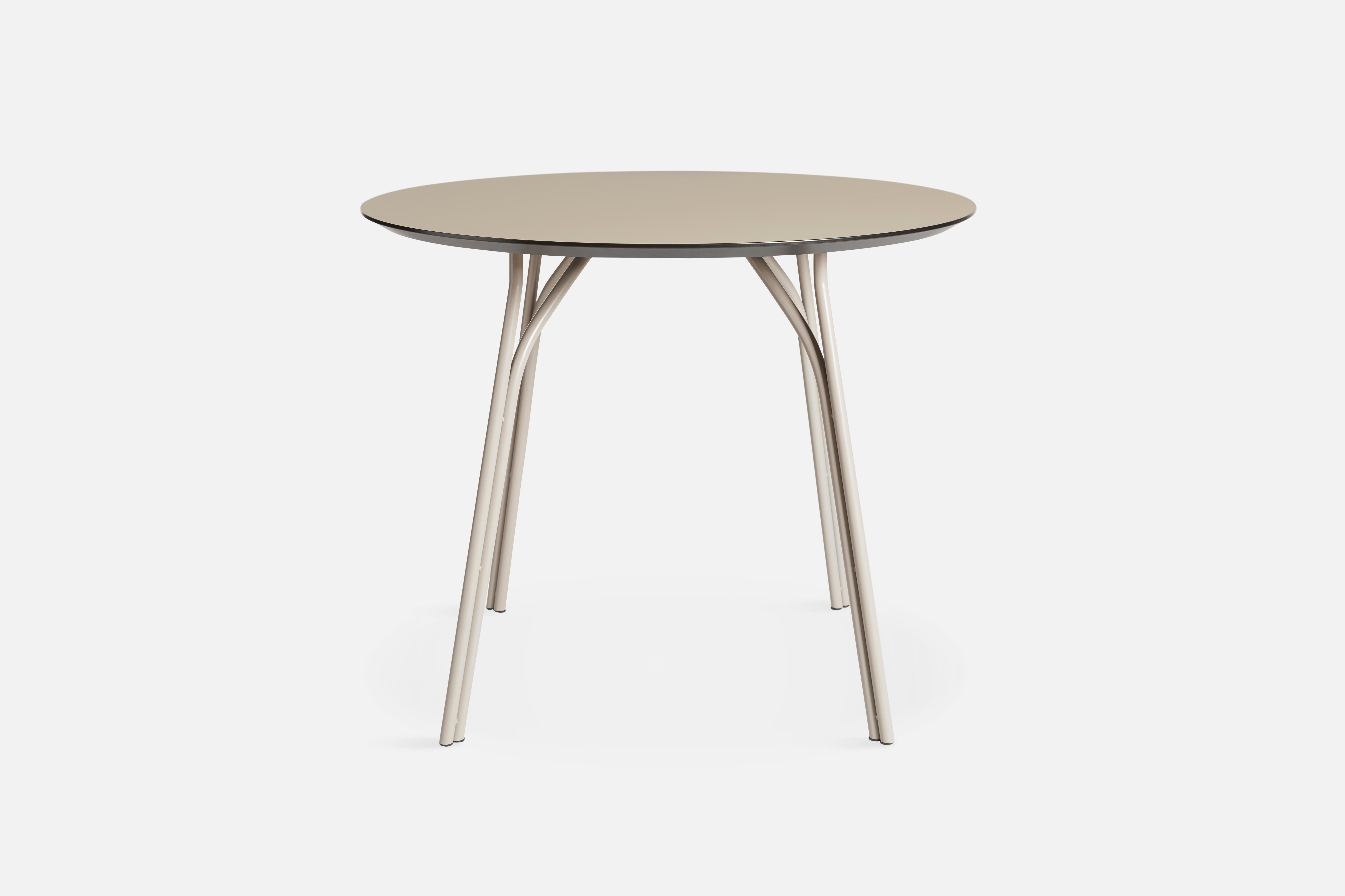 Post-Modern Tree Small Beige Dining Table by Elisabeth Hertzfeld For Sale