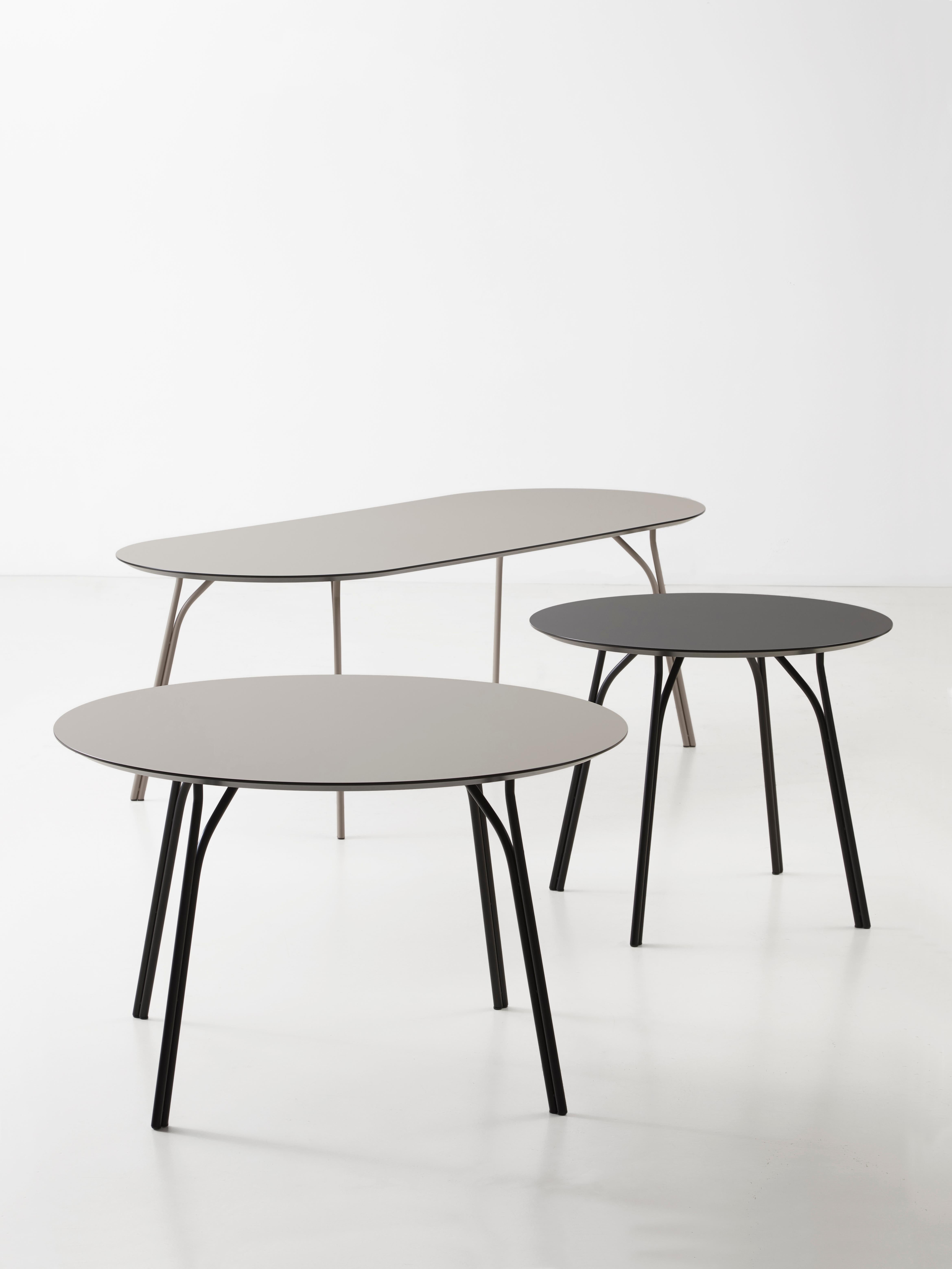 Tree Small Black Dining Table by Elisabeth Hertzfeld In New Condition For Sale In Geneve, CH