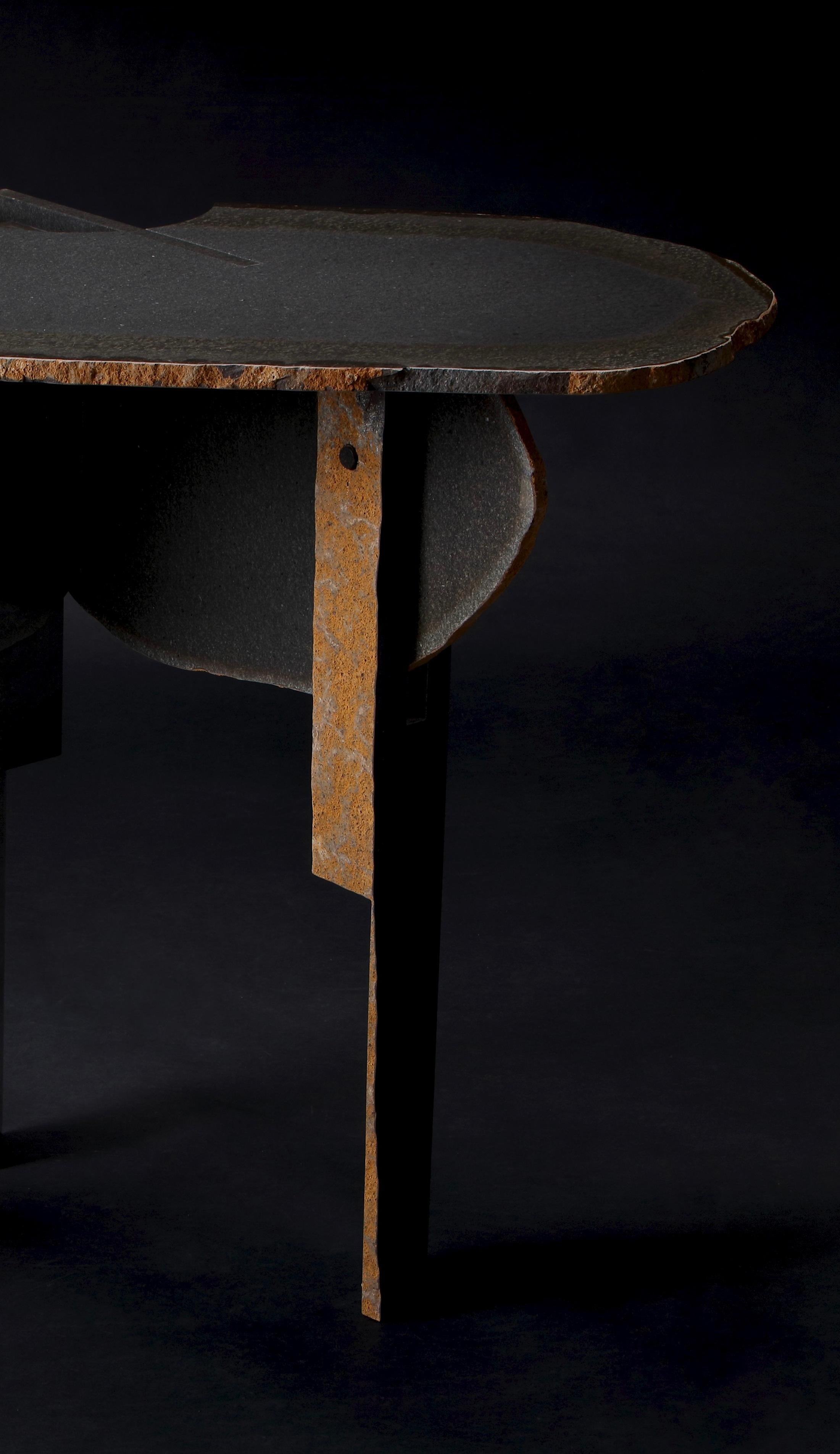 Modern Tree Stone Console Table by Okurayama For Sale