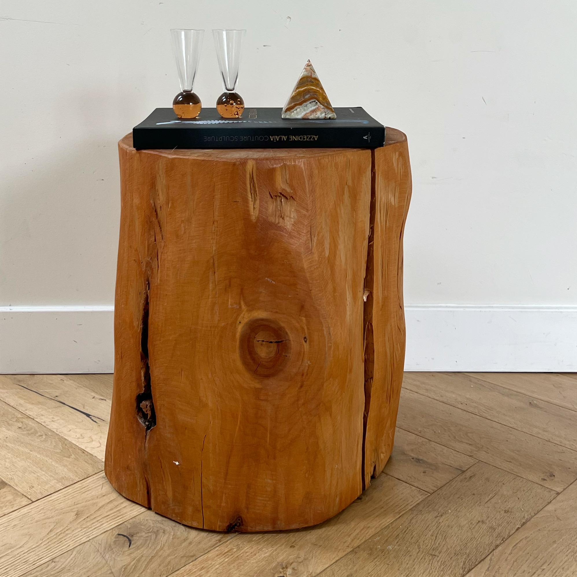 Tree Stump Side Table, 21st Century For Sale 4