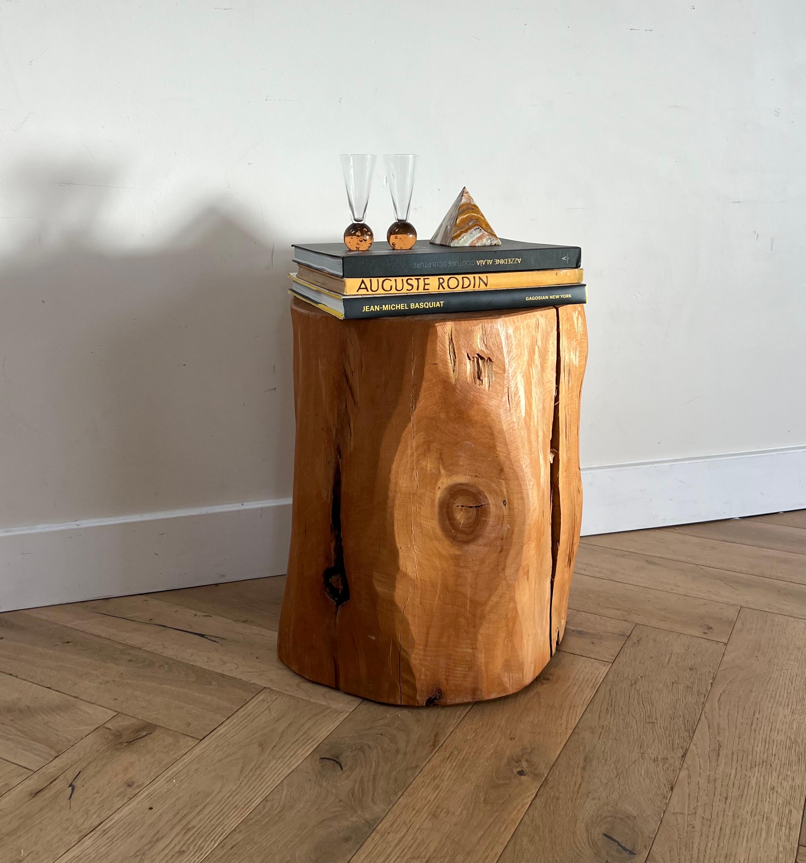 Table d'appoint en écailles d'arbre, XXIe siècle en vente 5